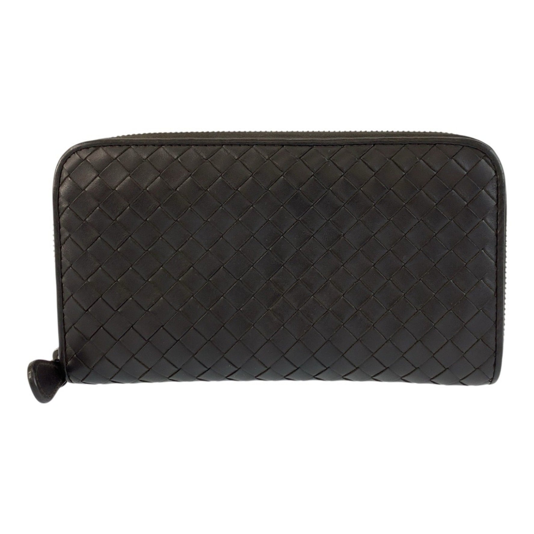 BOTTEGA VENETA Intrecciato Leather Long Wallet