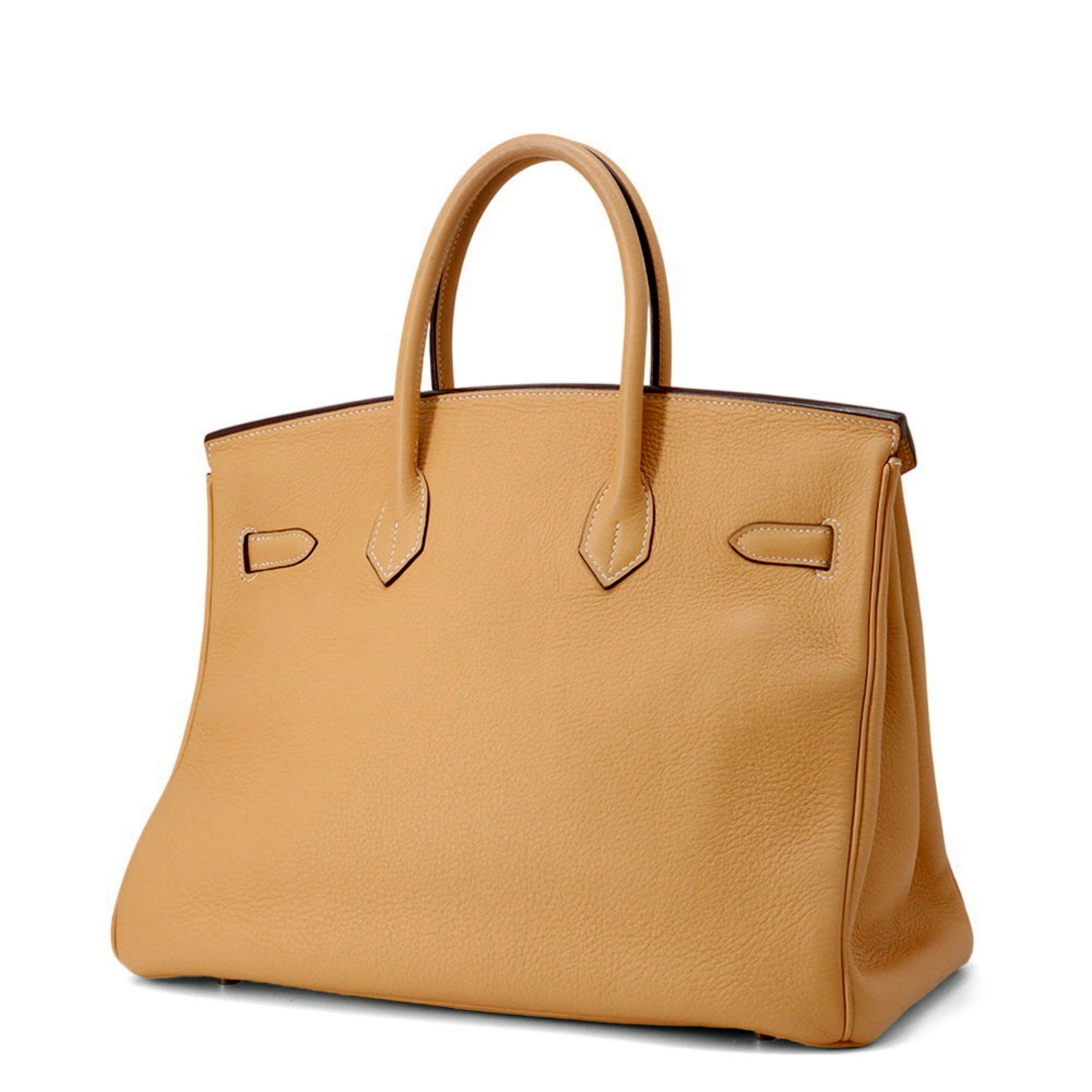 Hermes Hermès Birkin 35 Natural Togo Leather with H Stamp