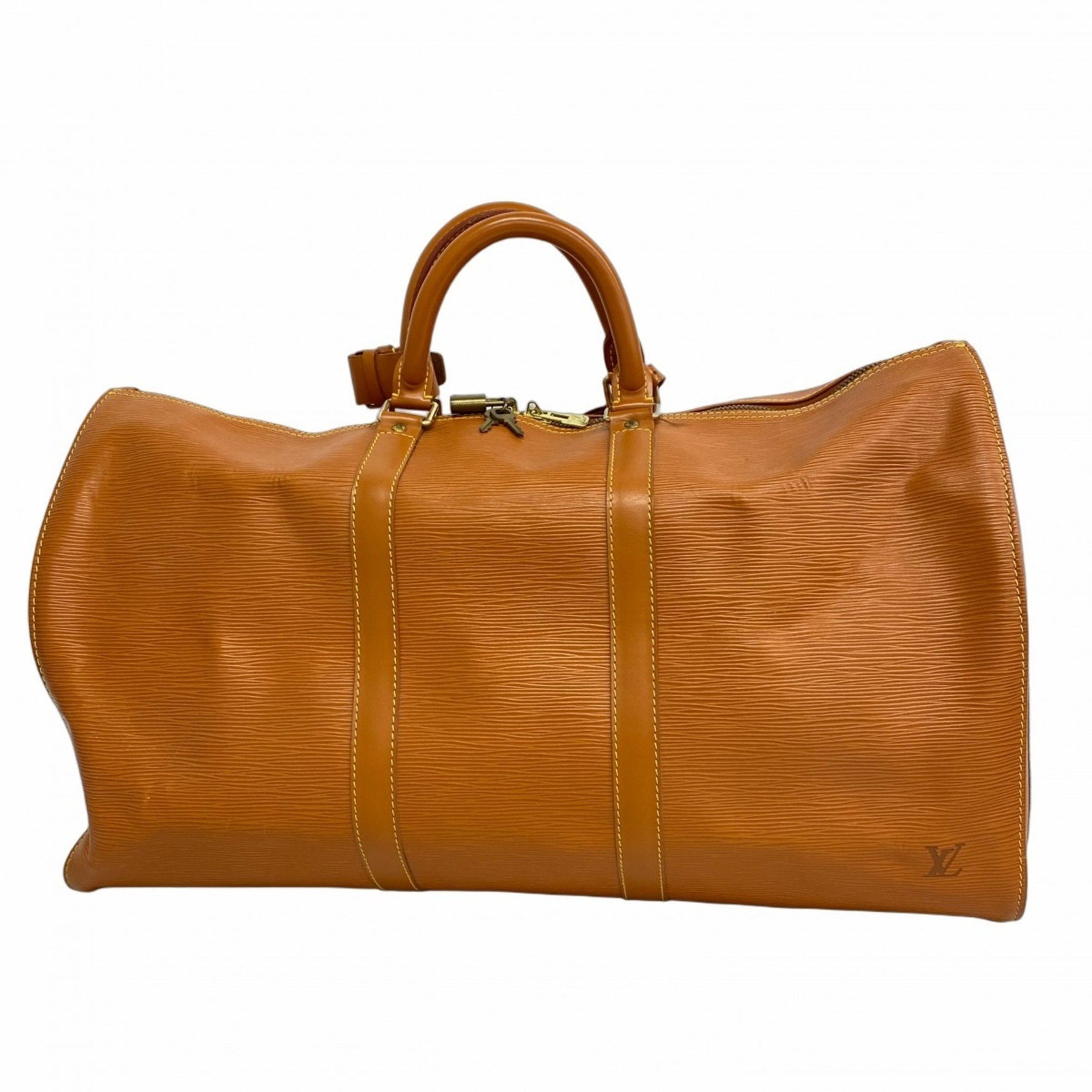 Louis Vuitton Epi Keepall 50 Boston Bag M42968 Zipangu Gold for Men and Women (P1170414)
