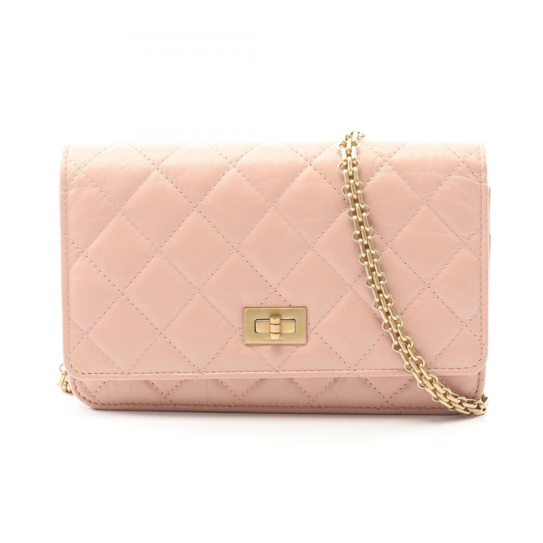 CHANEL 2.55 Matelasse Shoulder Bag, Leather