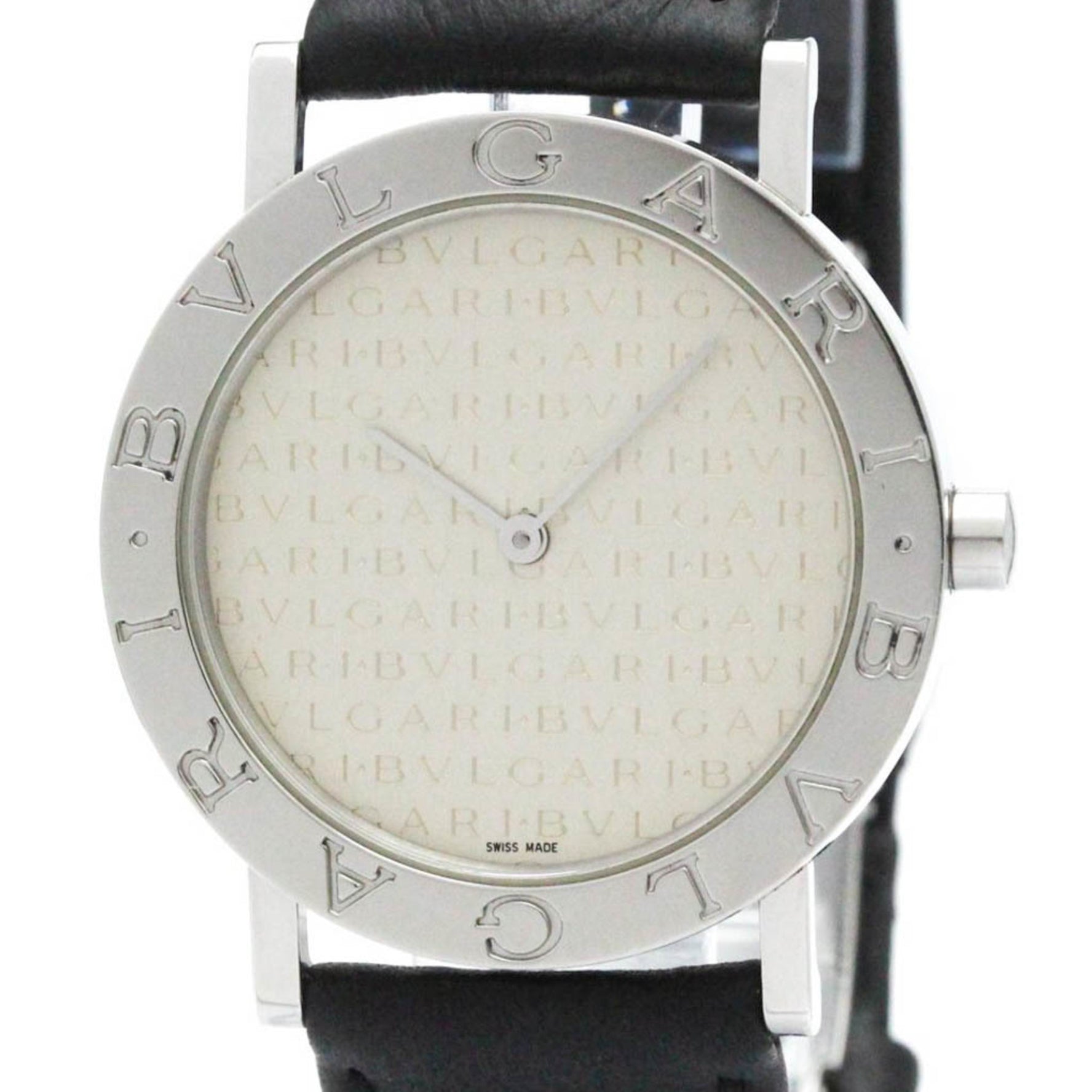 Polished BVLGARI BVLGARI-BVLGARI Logo Mania Automatic Watch