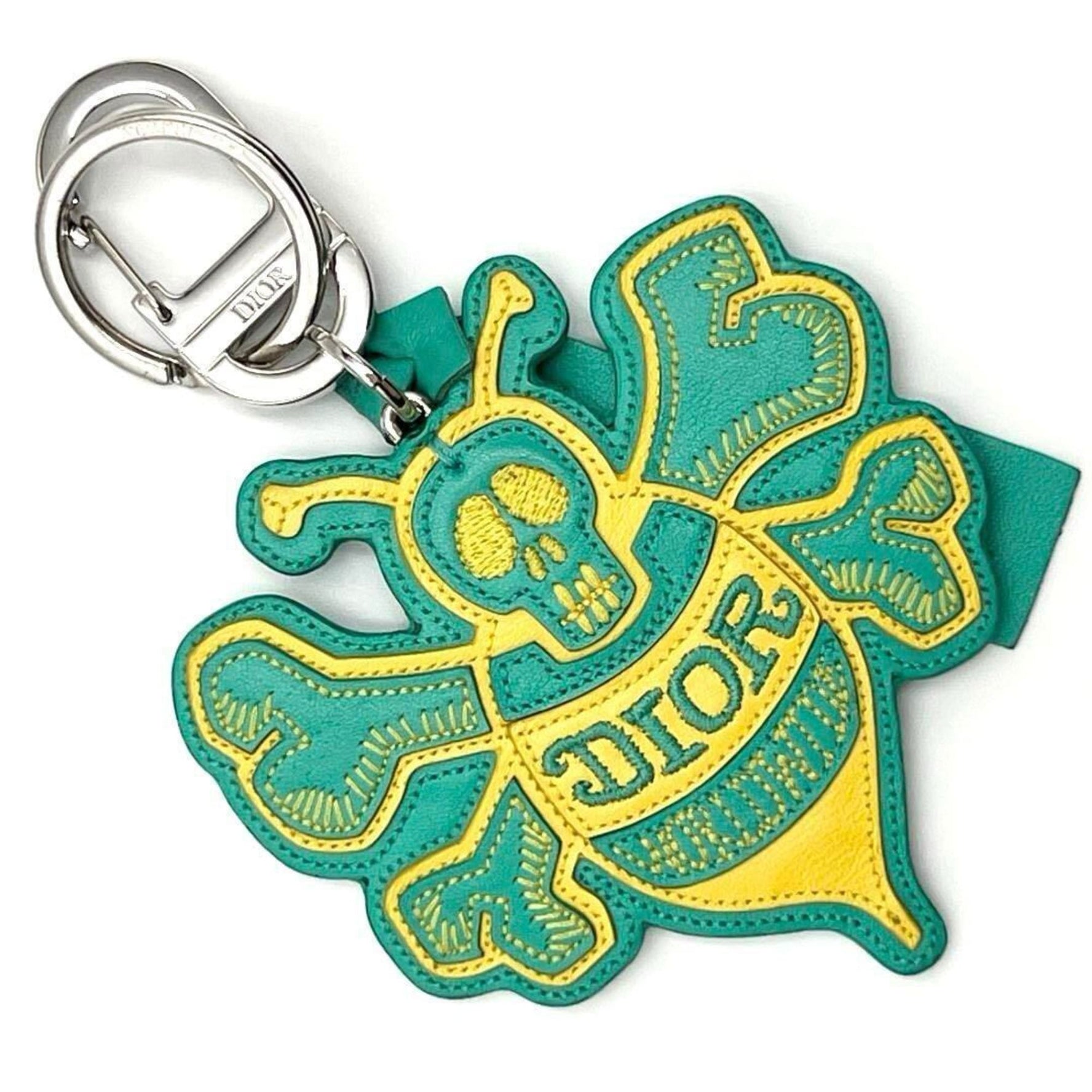 Christian Dior Dior x Shawn Key Holder Ring Charm DIOR Hachi Skull