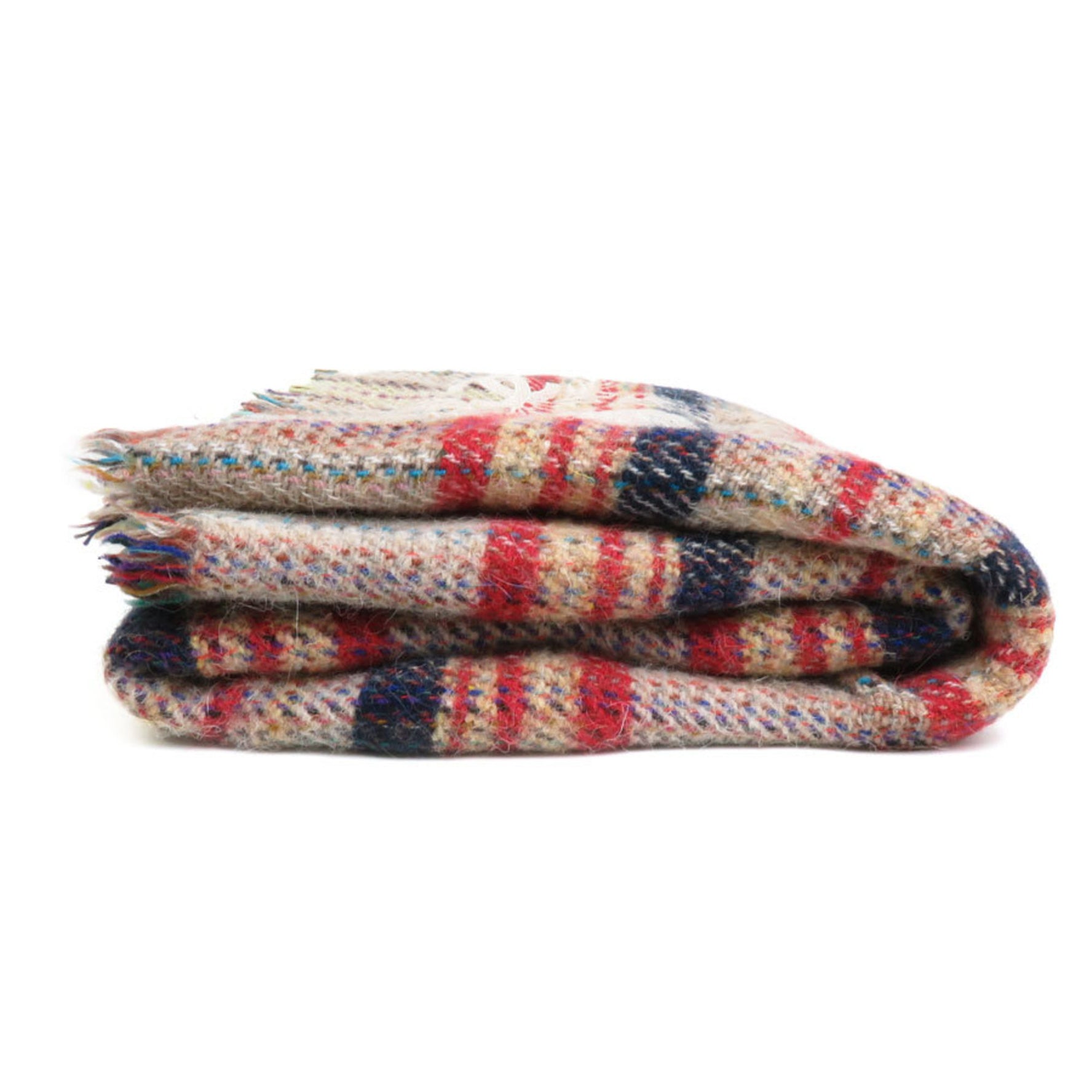 CHANEL Blanket Coco Mark Wool Multicolor Unisex