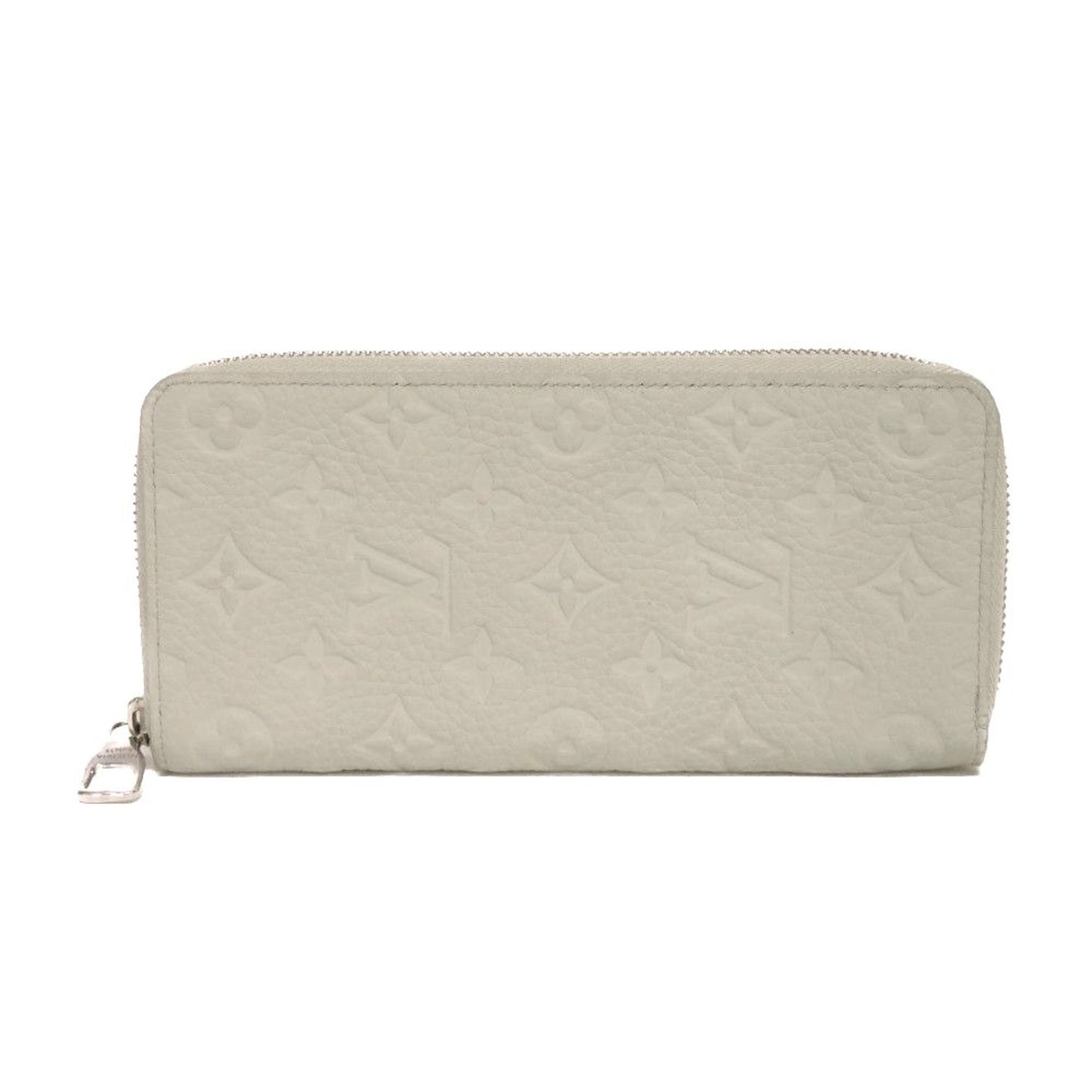Louis Vuitton Zippy Wallet Vertical LV Round RFID Monogram Taurillon Mineral Long