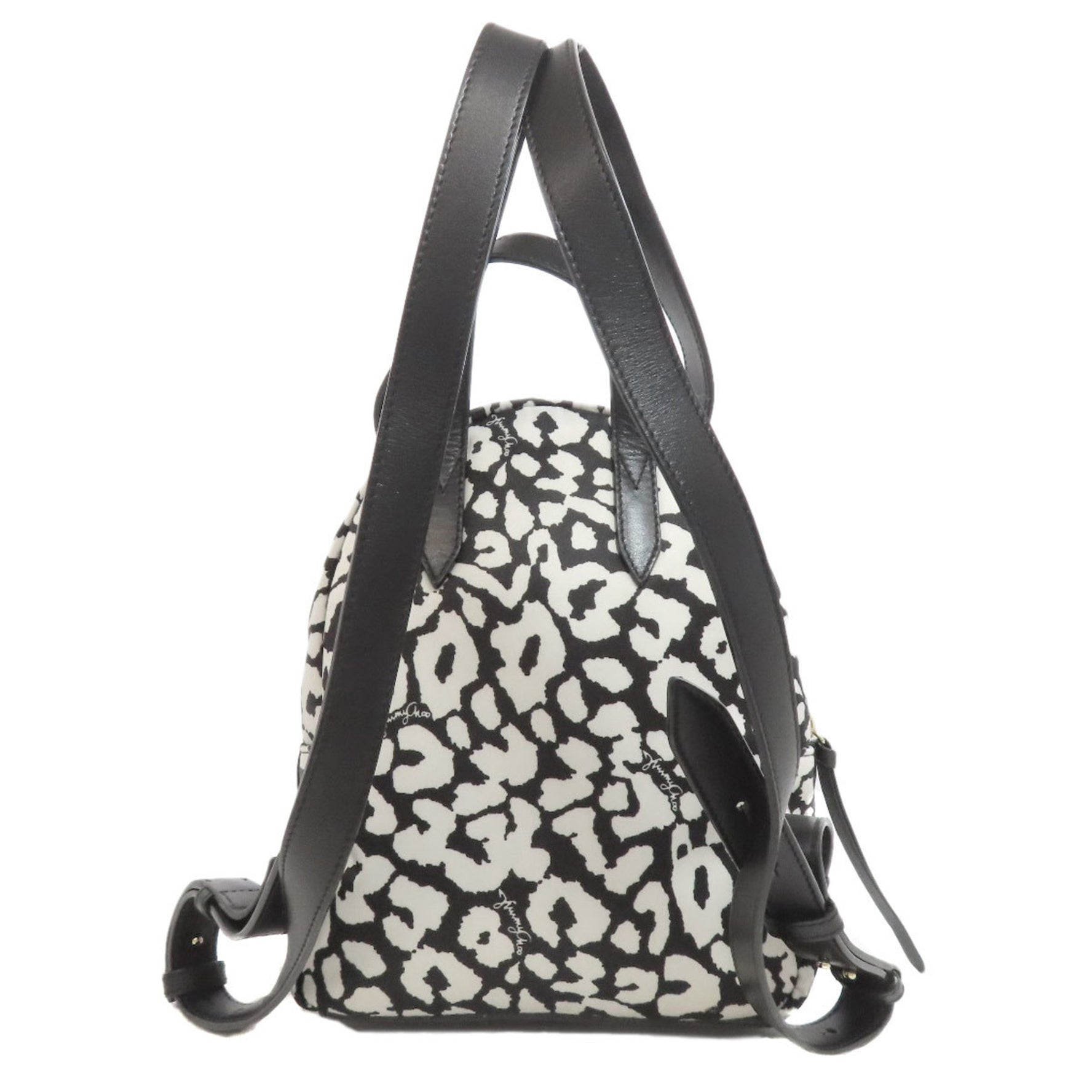 Jimmy Choo Dalmatian pattern backpack/daypack nylon material