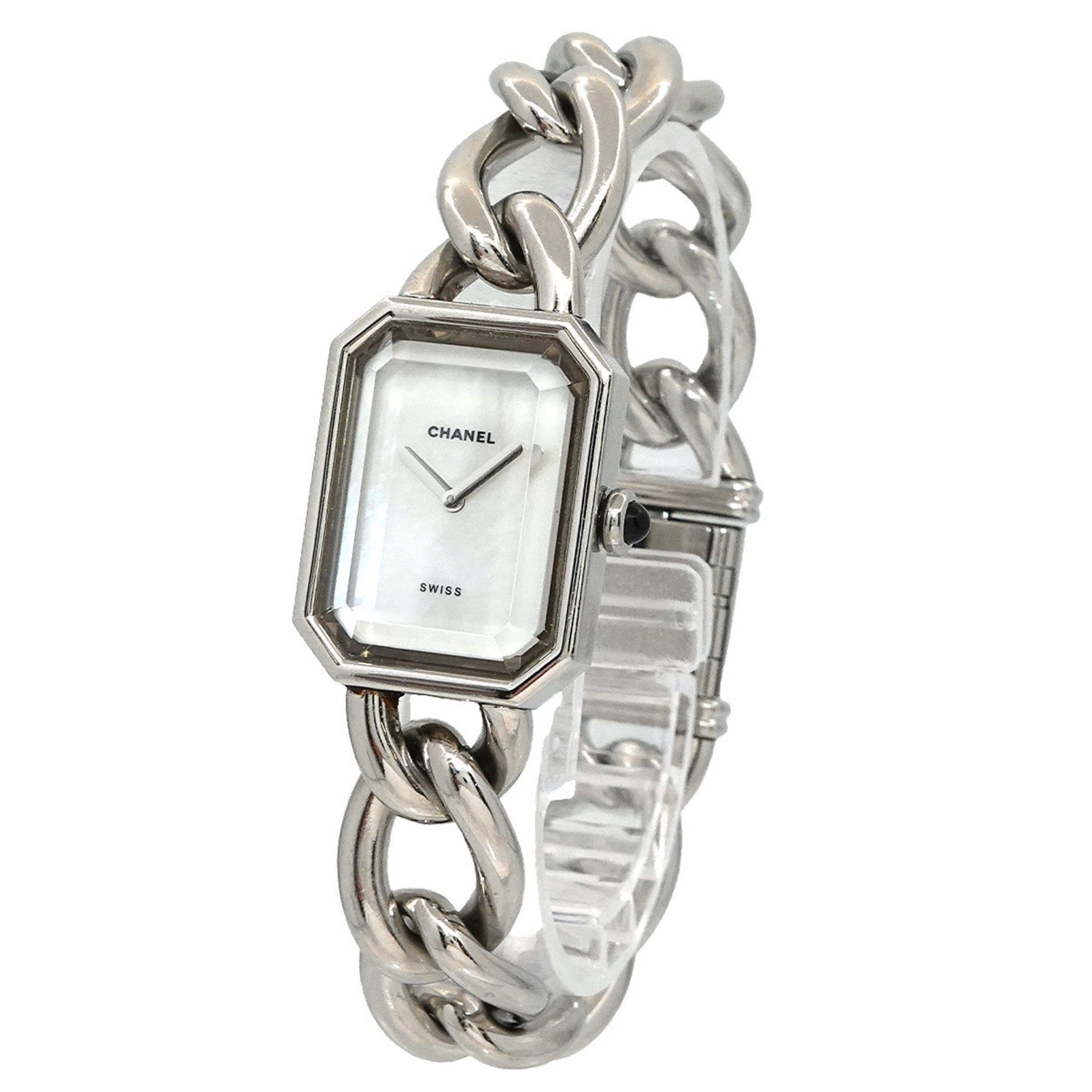 CHANEL Premiere White Shell Quartz Watch, Size L