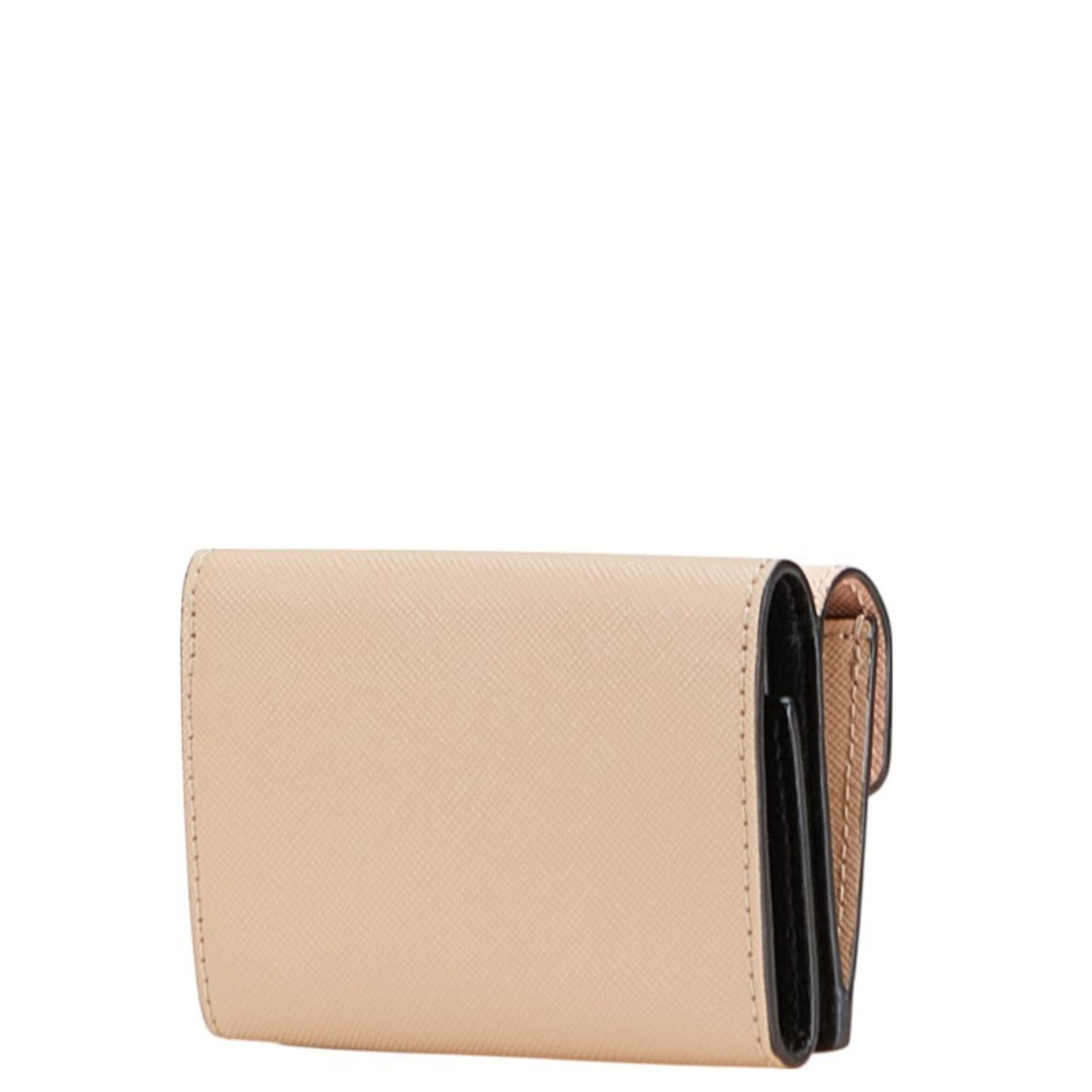 MARNI Tri-fold Wallet in Brown Multicolor Leather