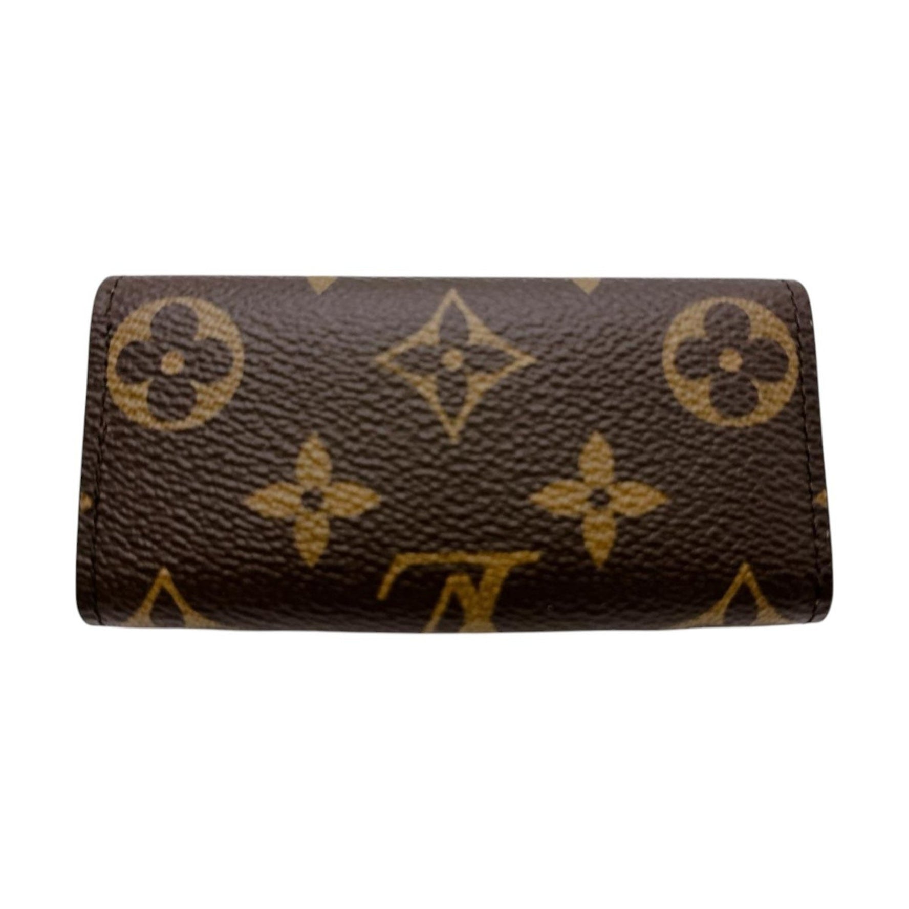 Louis Vuitton Key Case for 4 Keys Monogram Multicle Canvas Brown
