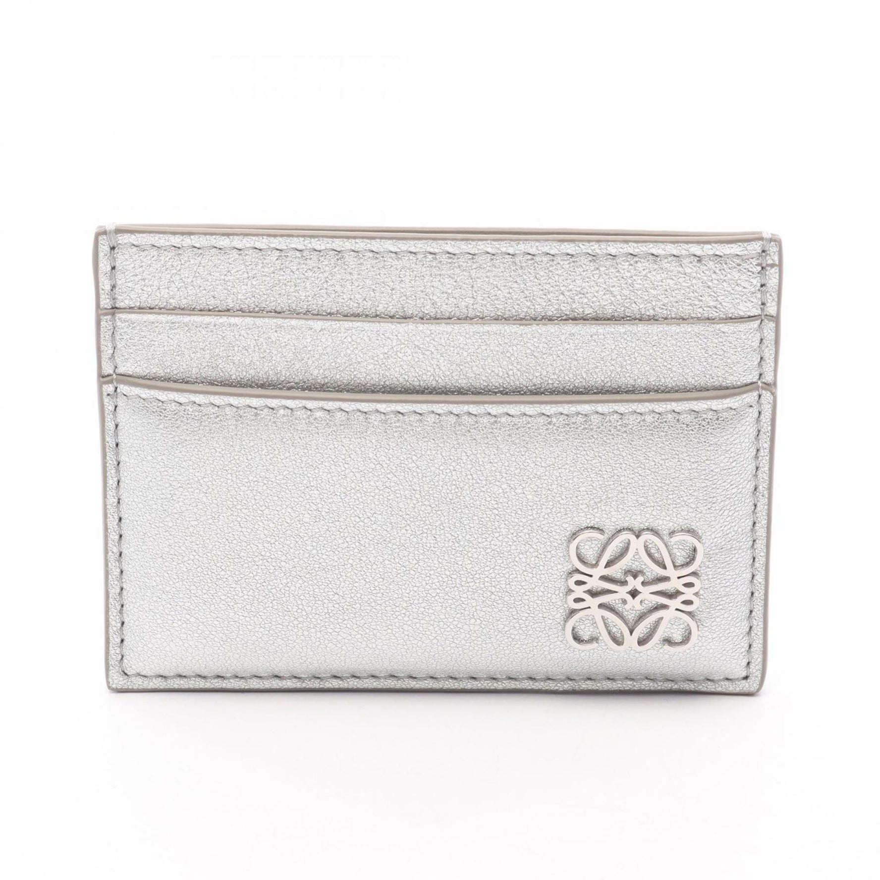 LOEWE Puffer Anagram Plain Business Card Holder/Card Case Leather