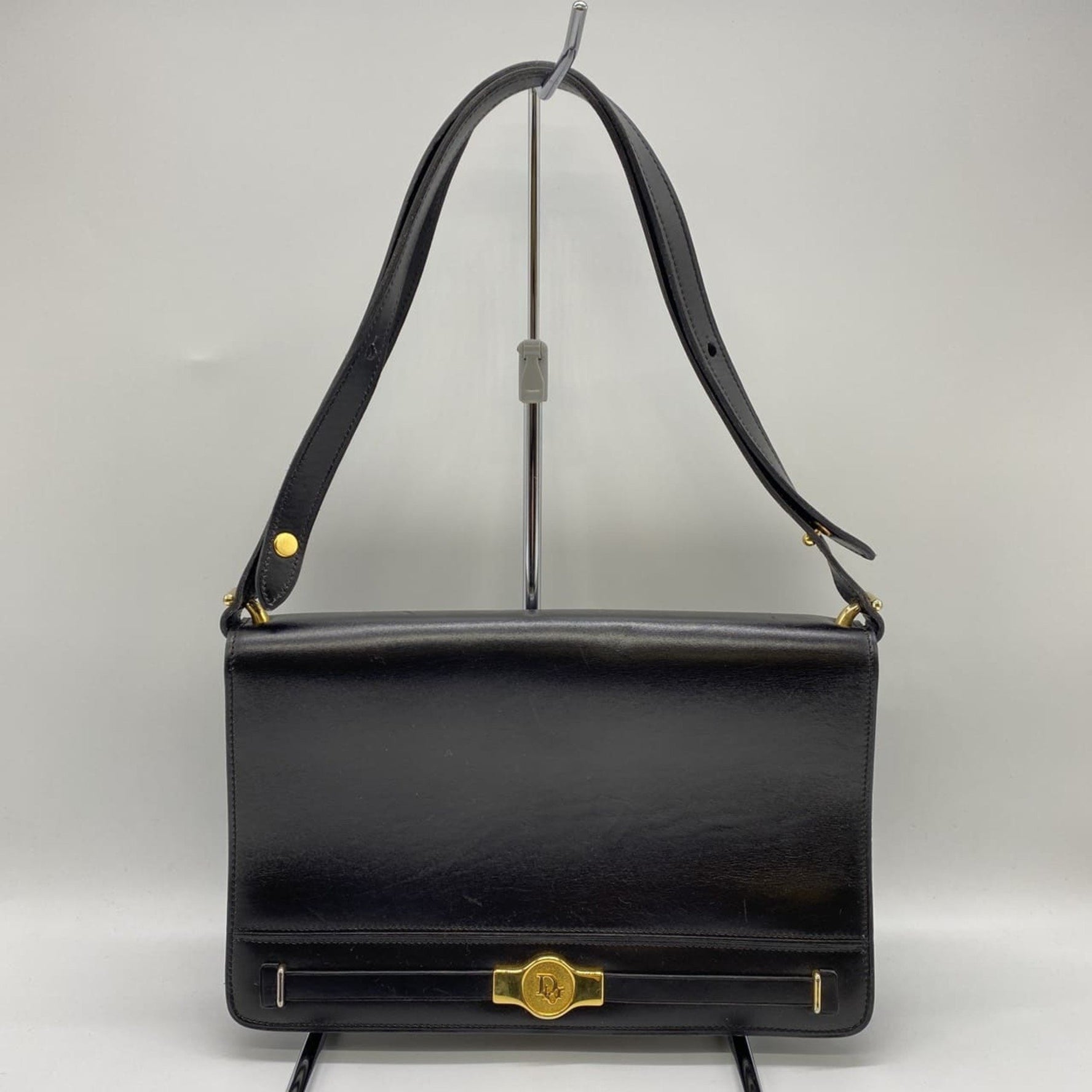 Christian Dior Shoulder Bag Leather Men's