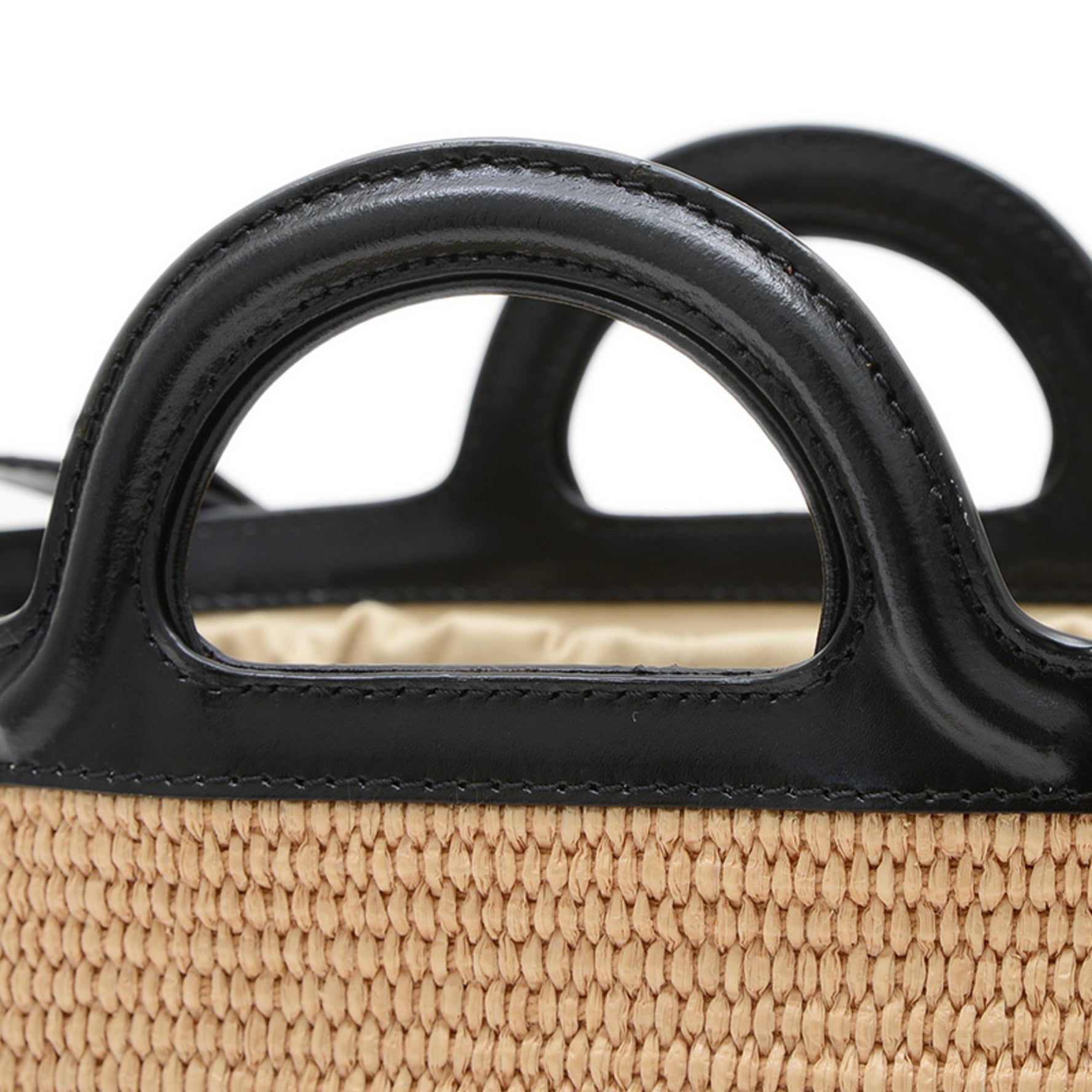 Marni Tropicalia Bucket Bag, Handbag, Shoulder Natural Black