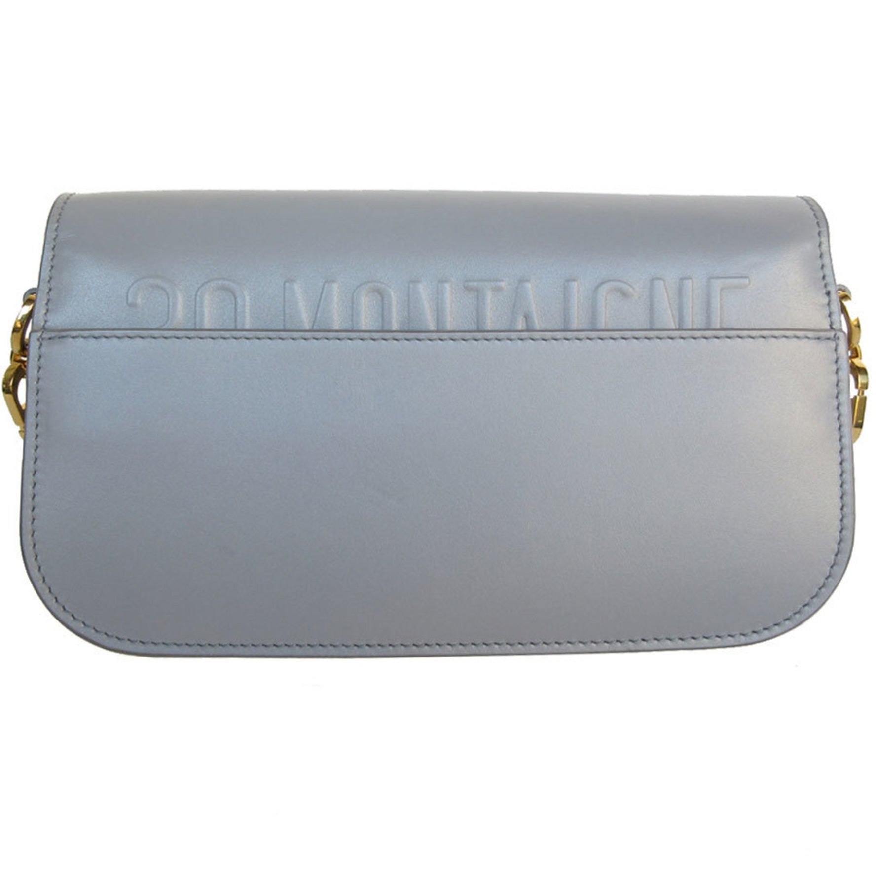 Christian Dior Shoulder Bag 30 Montaigne Leather Grey