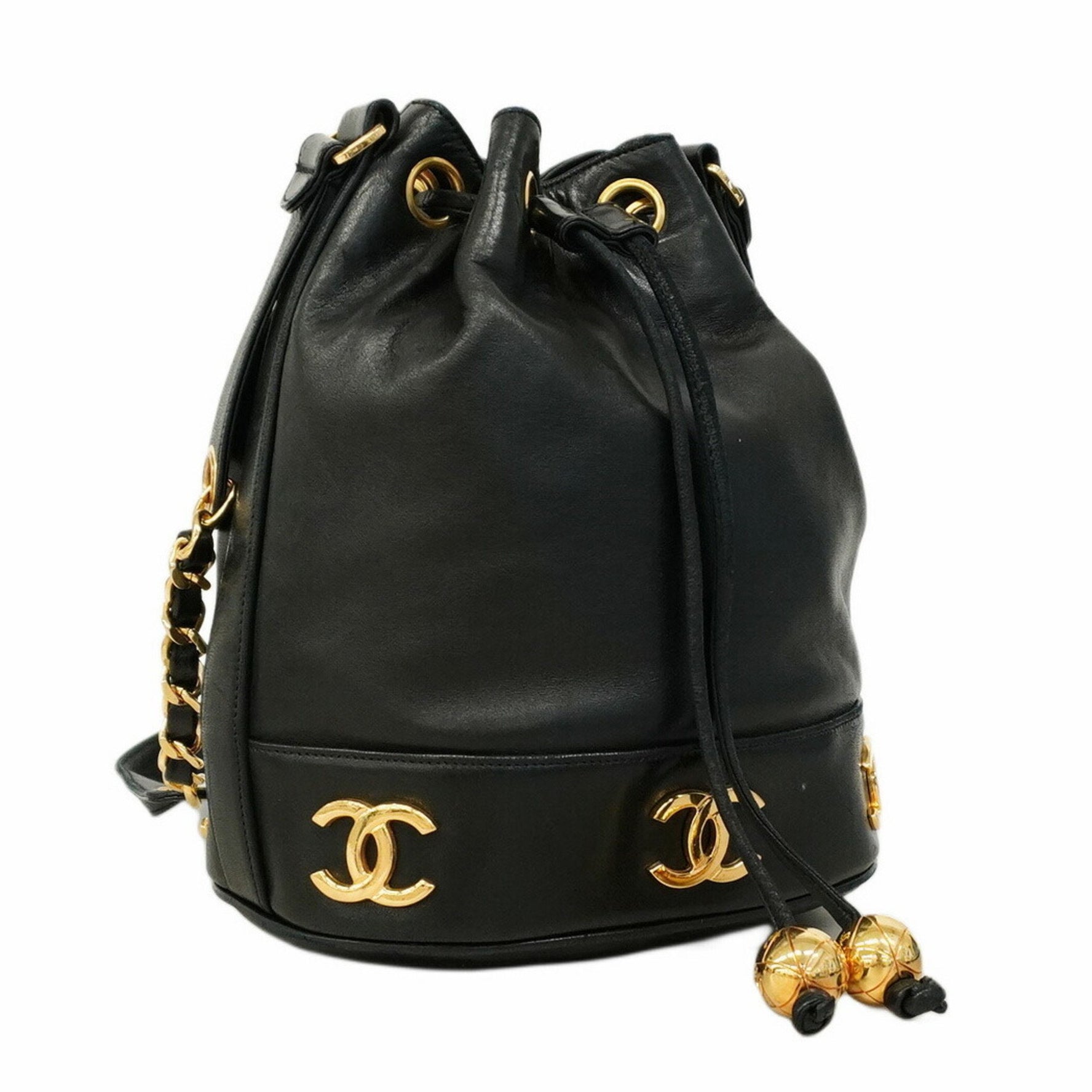 Chanel Triple Coco Lambskin Shoulder Bag