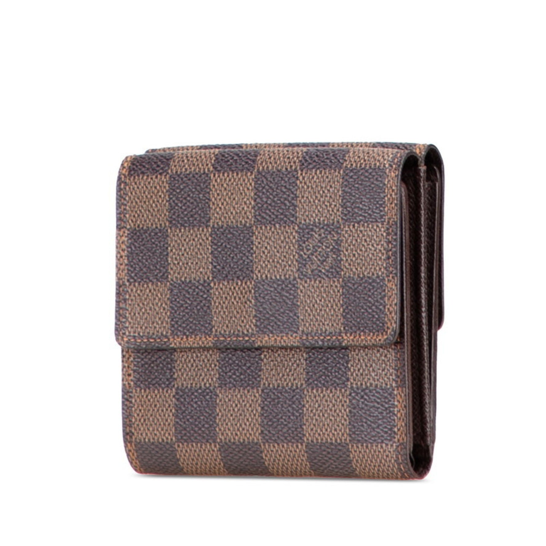 Louis Vuitton Damier Portefeuille Elise Bifold Wallet Leather LOUIS VUITTON