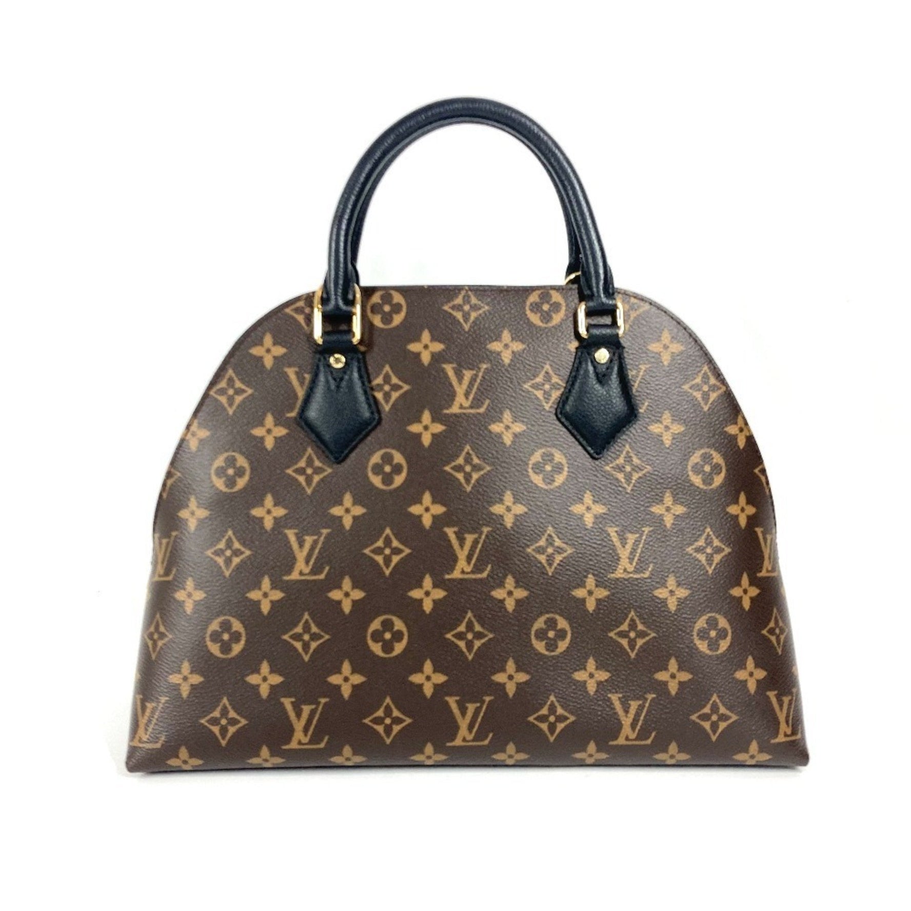 Louis Vuitton Monogram Alma Two Bag Tote Handbag Canvas Brown