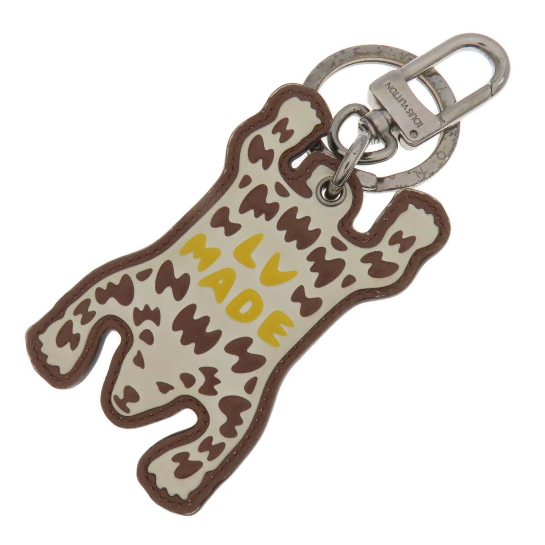 Louis Vuitton Porte-Clé LV Made Bear Keychain Monogram Canvas