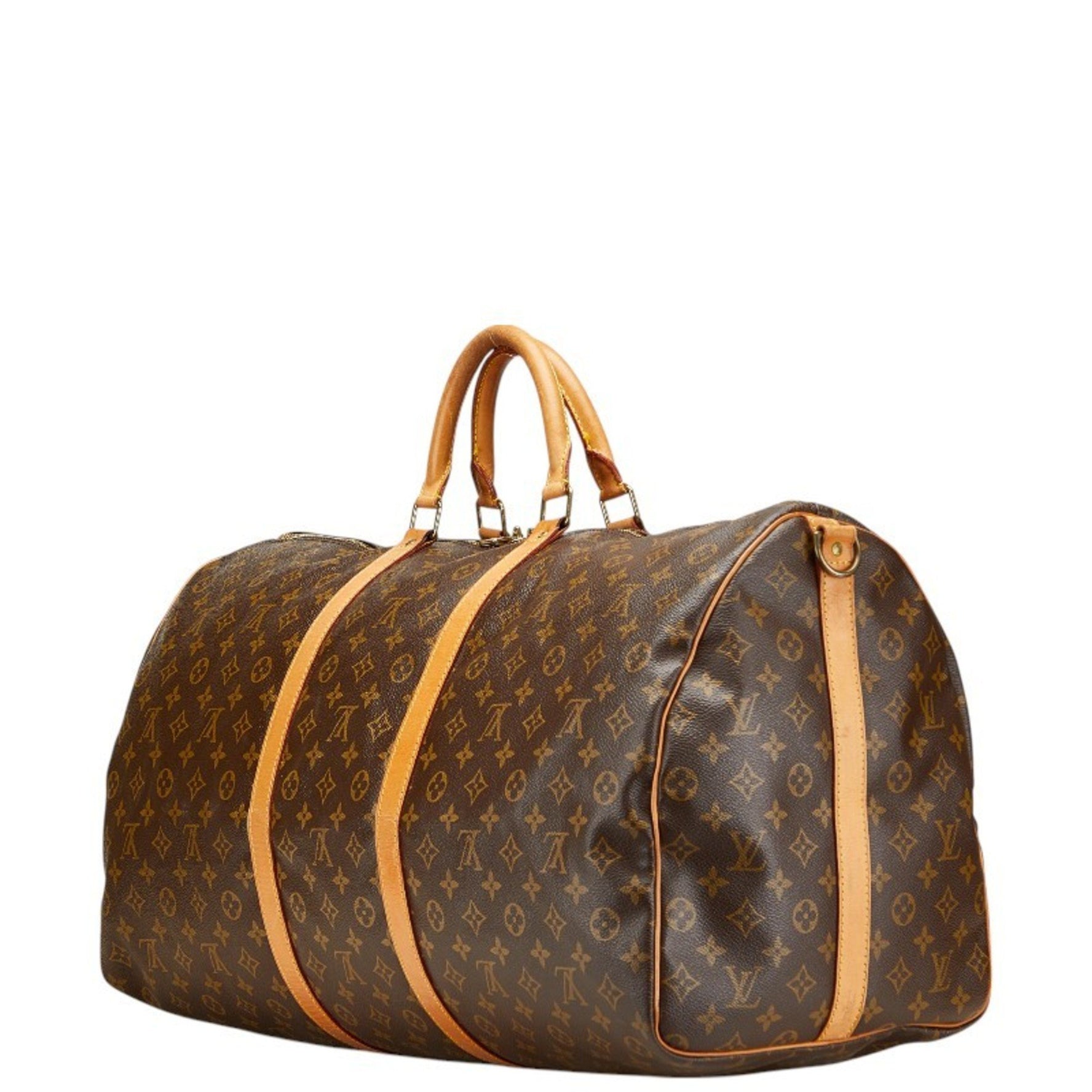 Louis Vuitton Monogram Keepall Bandouliere 60 Boston/Shoulder Bag, 2-Way, M41412, Brown PVC Leather, Women's, LOUIS VUITTON