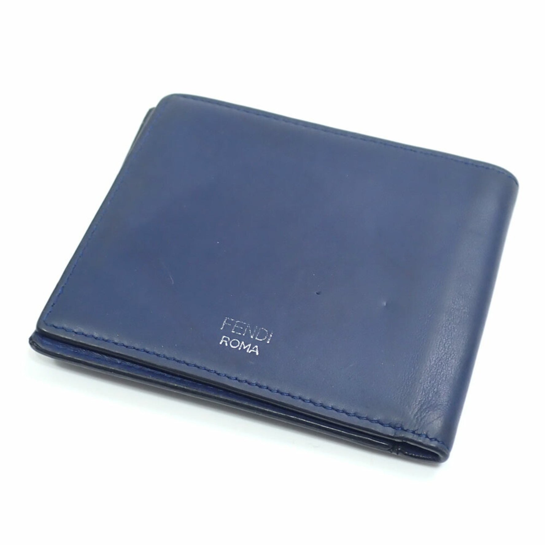 Fendi Leather Bifold Wallet Monster Eye Bugs