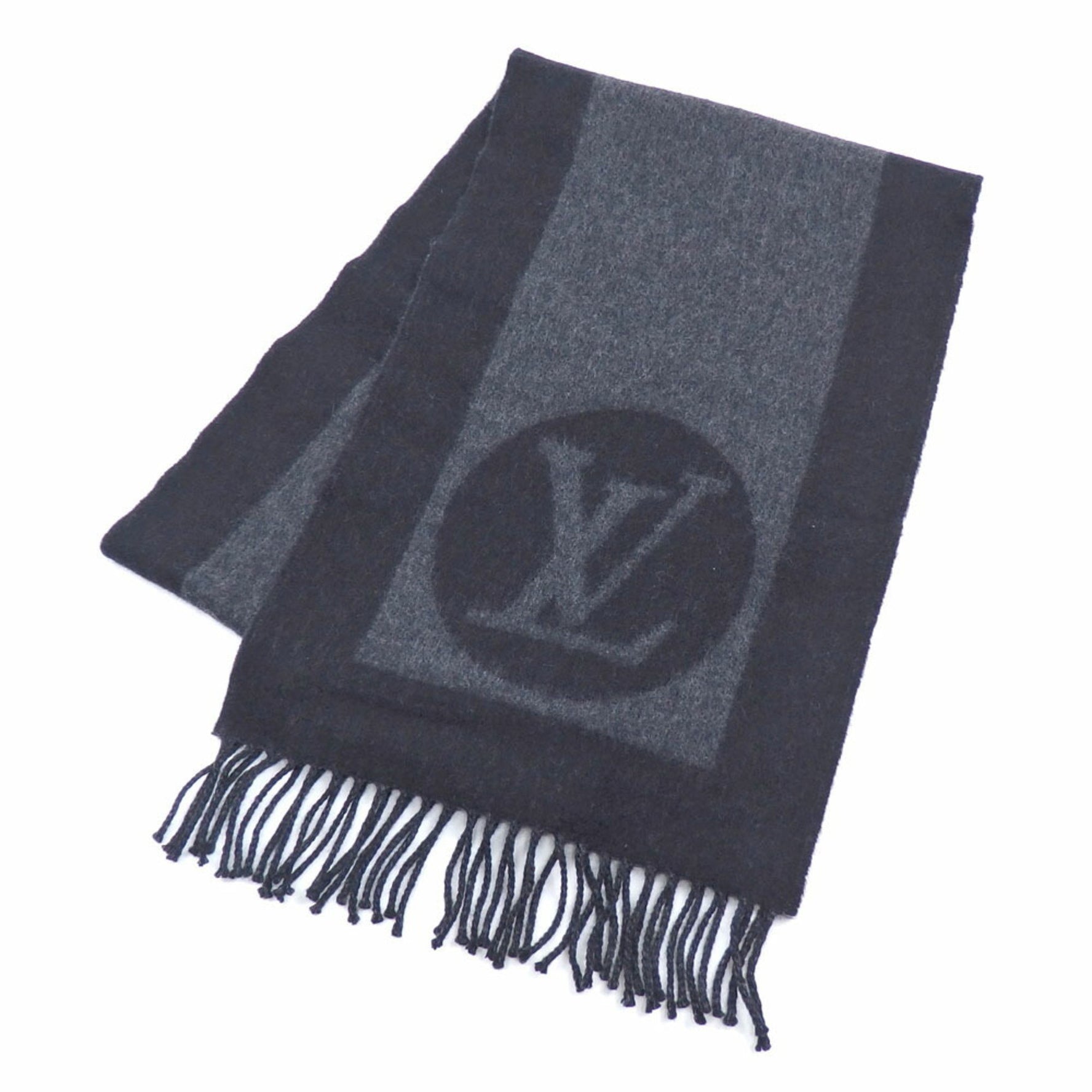 Louis Vuitton Scarf Cardiff Black Wool