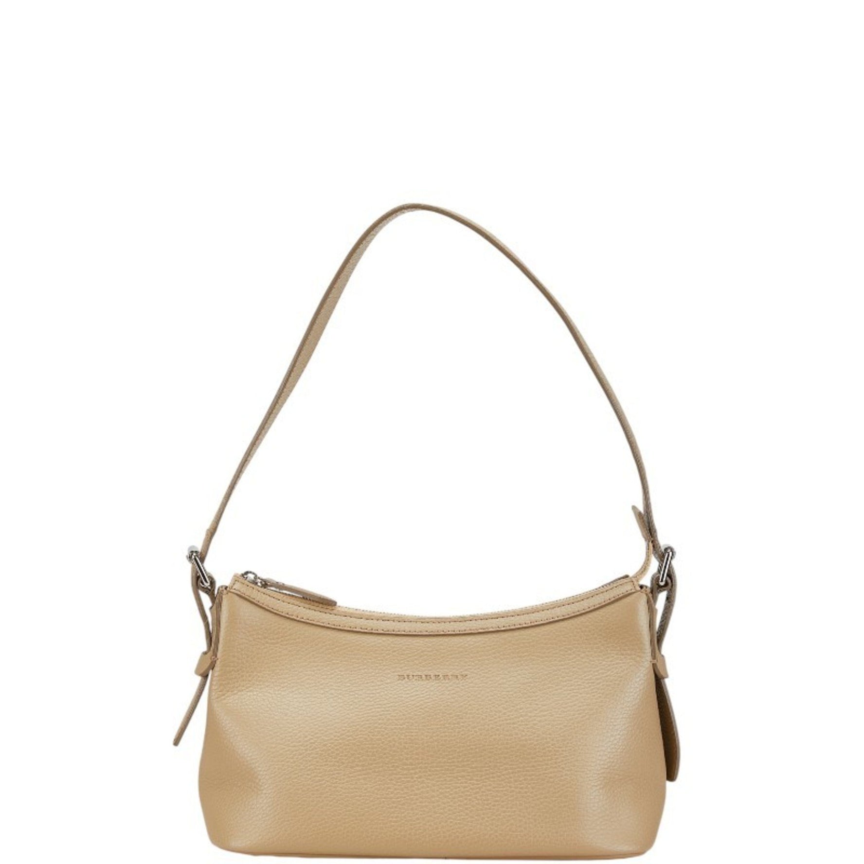 Burberry Nova Check One-Shoulder Bag in Leather