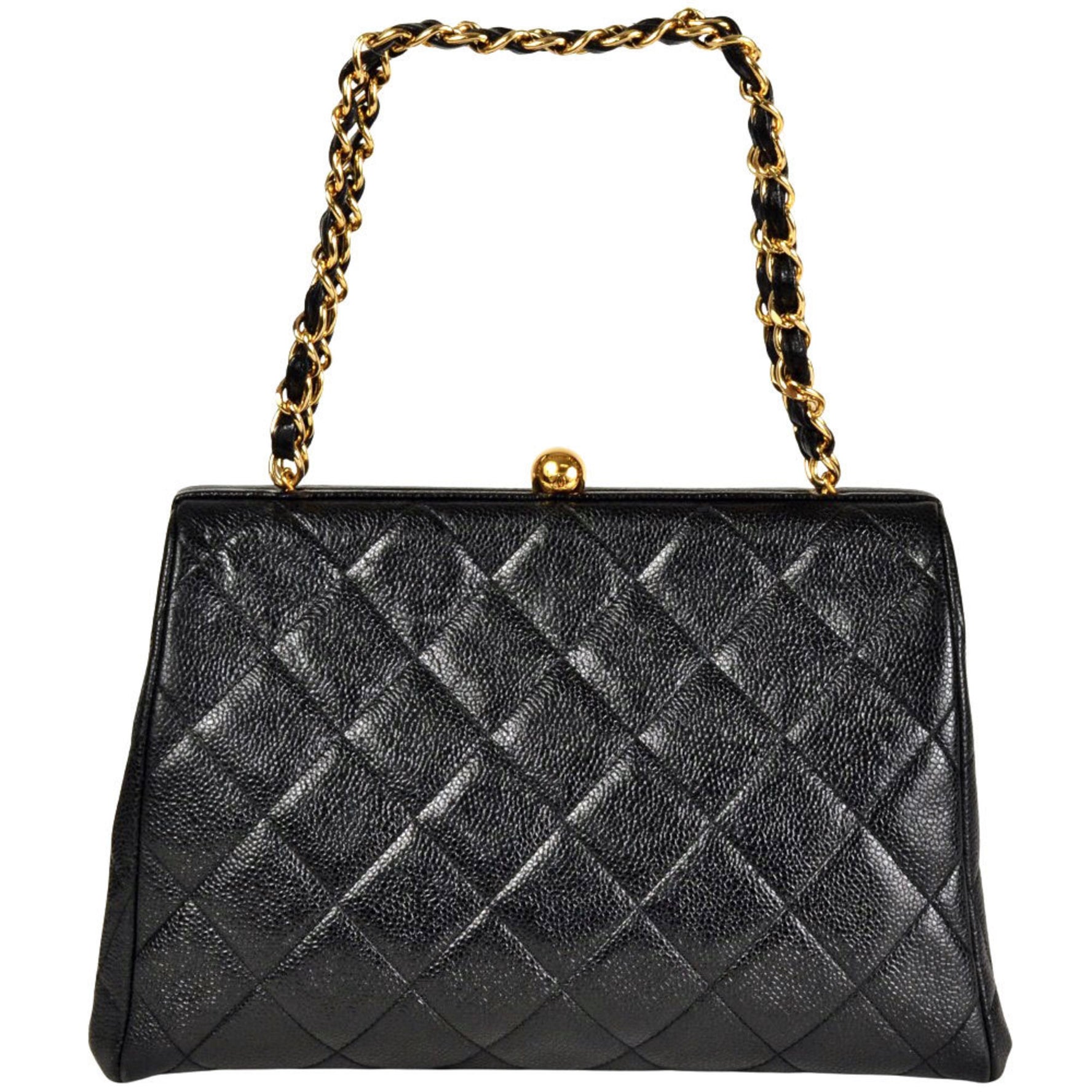 CHANEL handbag caviar skin series ladies