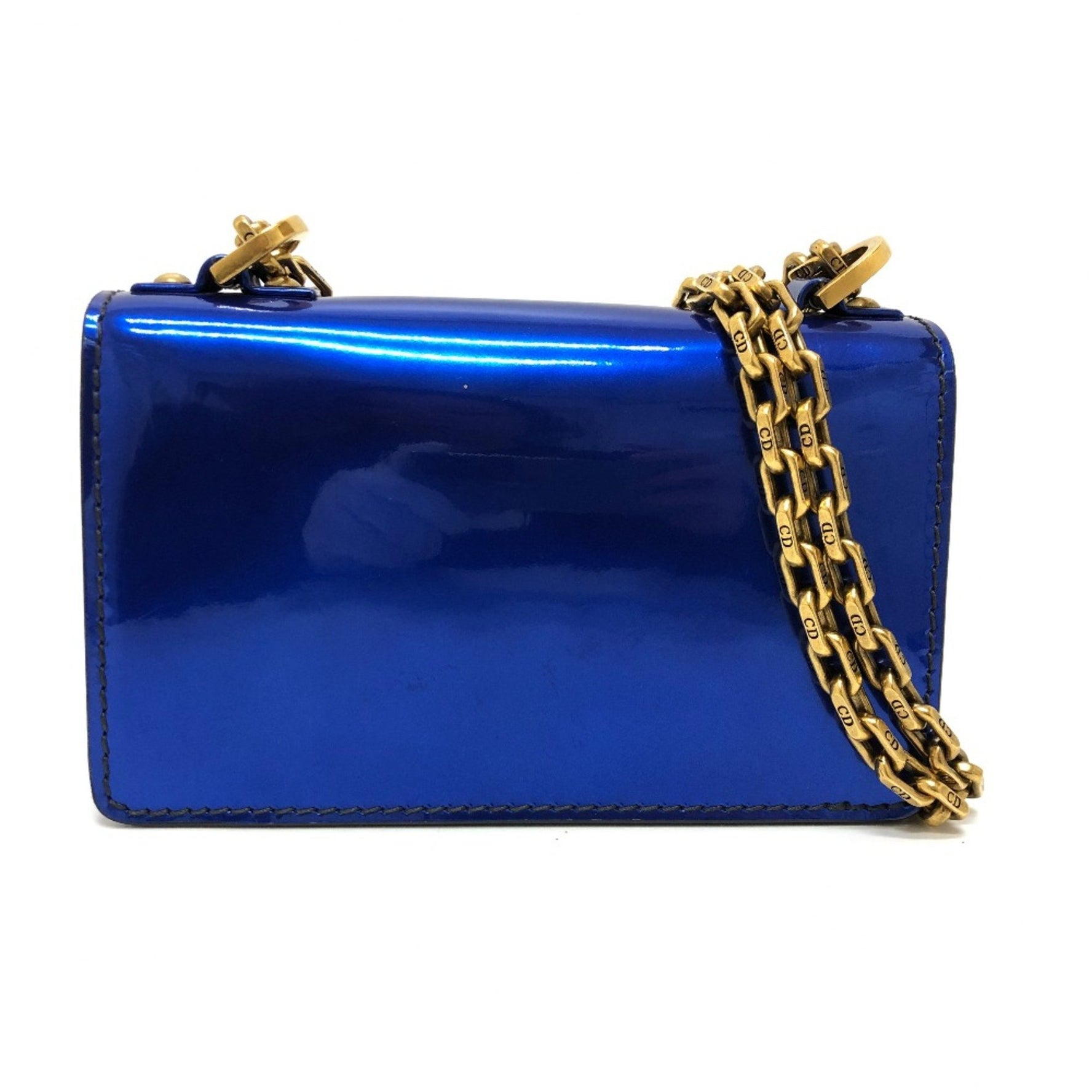 Christian Dior Chain Bag Crossbody Shoulder Bag Shoulder Bag gunmetal GoldHardware