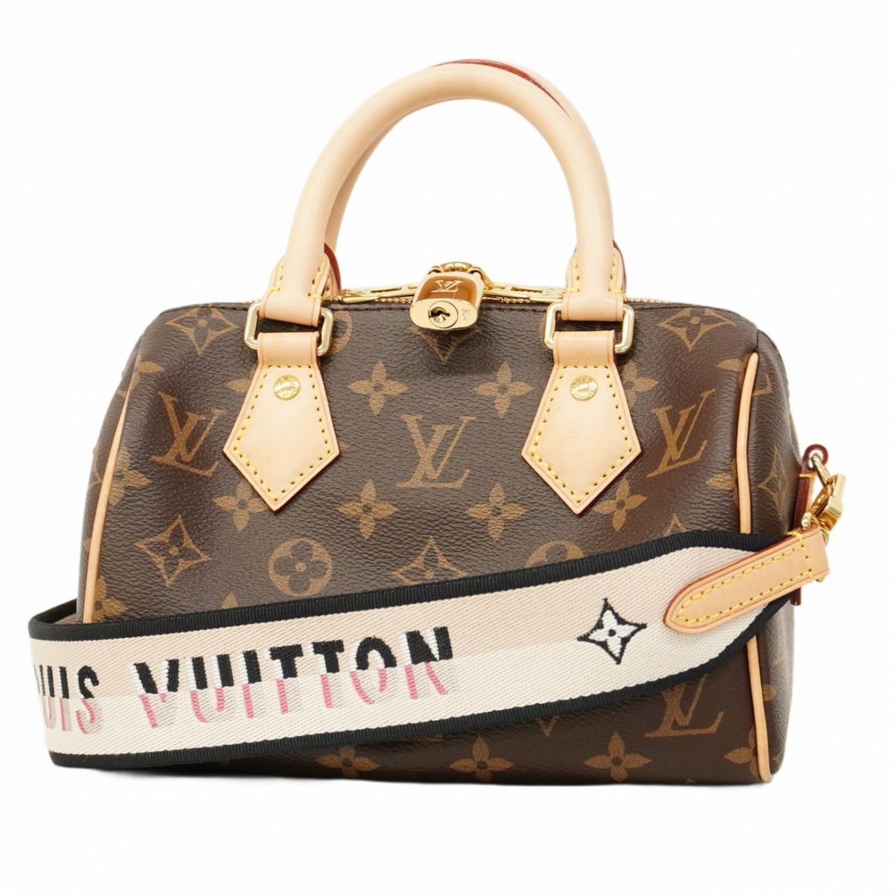 Louis Vuitton Monogram Speedy Bandouliere 20 Handbag Bag