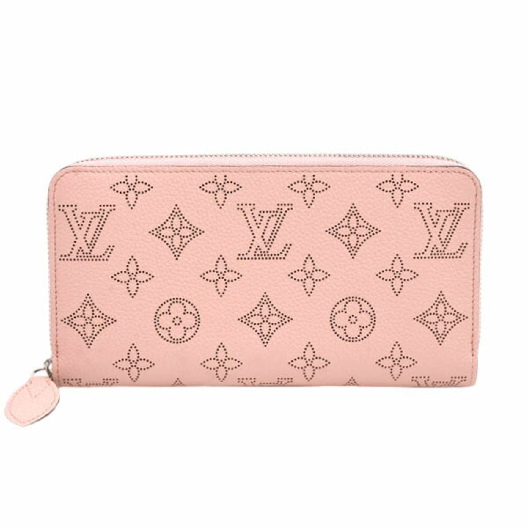 Louis Vuitton Wallet Zipper Long Mahina Leather Jasmine