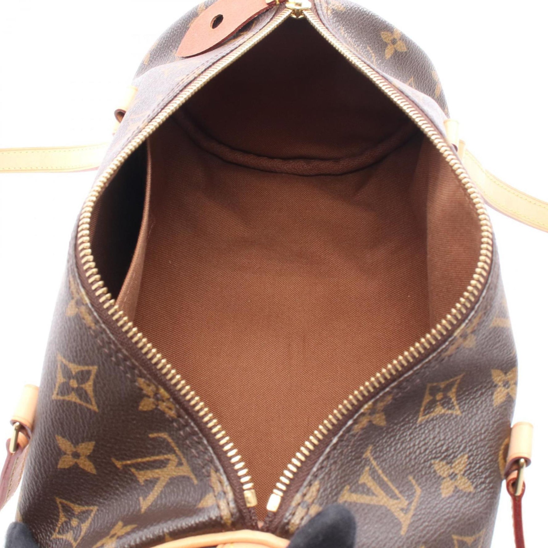 Louis Vuitton Papillon 30 Monogram Shoulder Bag, Coated Canvas and Leather, Brown