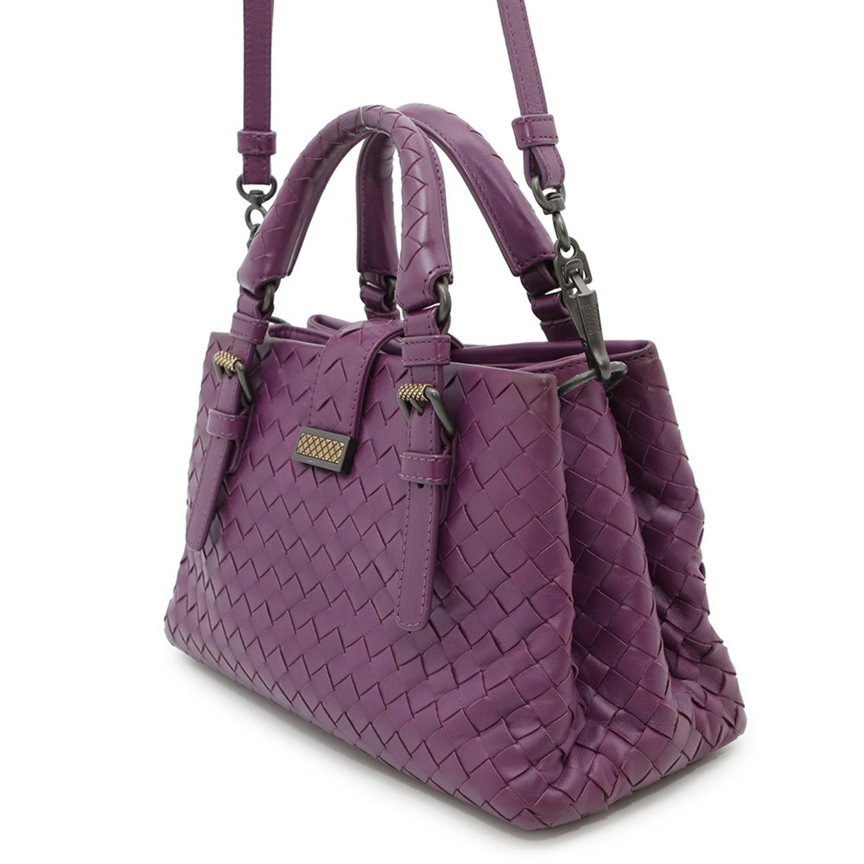 Bottega Veneta Intrecciato Mini Roma Bag, shoulder bag