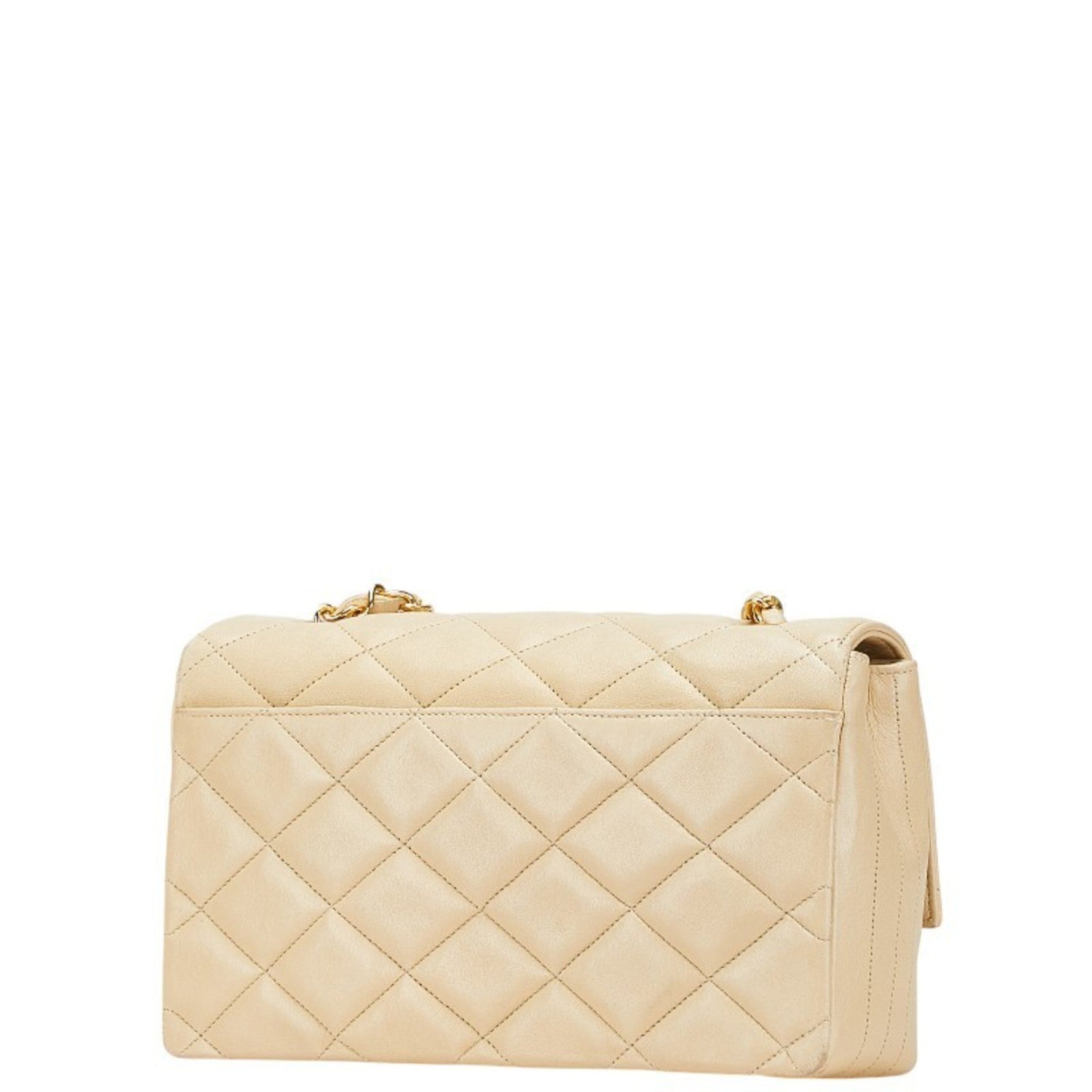 CHANEL Coco Mark Matelasse Chain Shoulder Bag in Lambskin