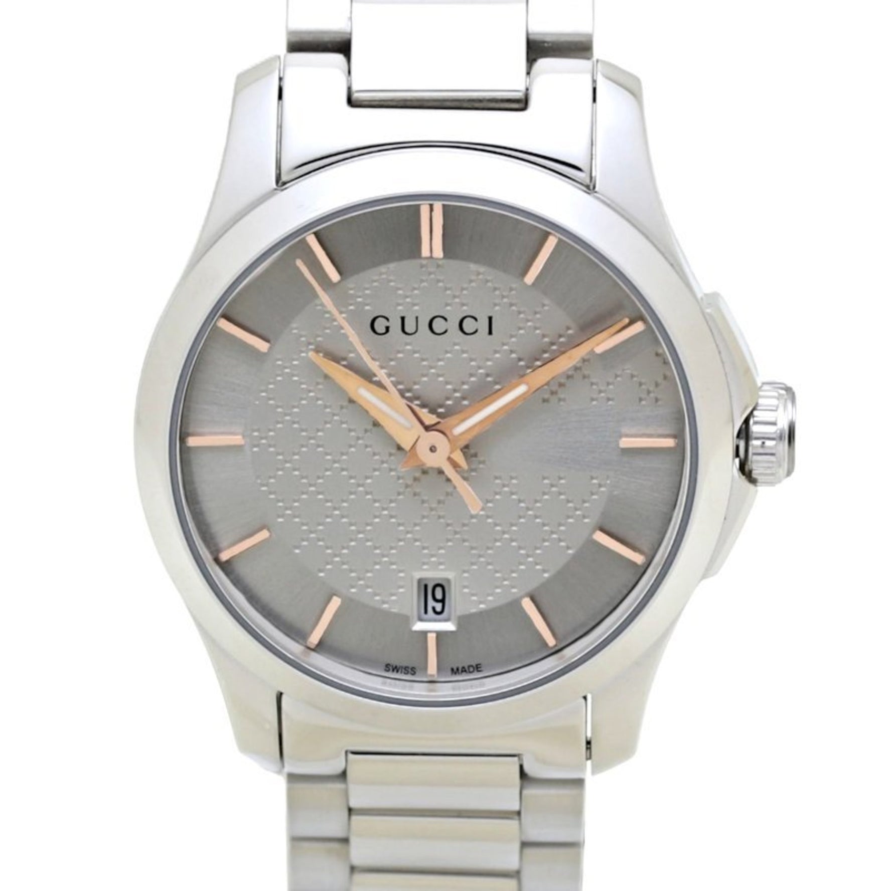 GUCCI G Timeless YA126523 126.5 Stainless Steel Women's