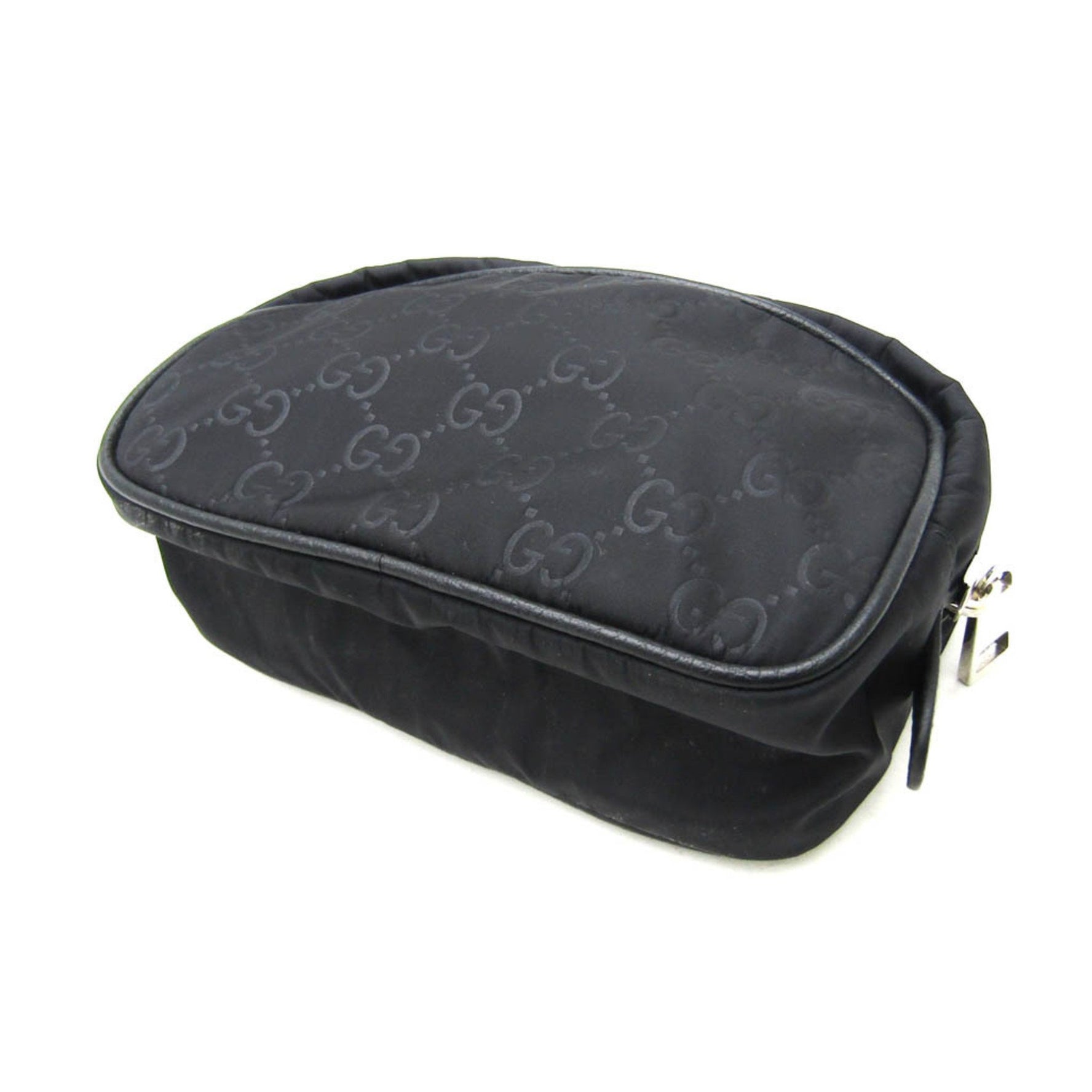 Gucci GG Nylon Women's Nylon Pouch Black