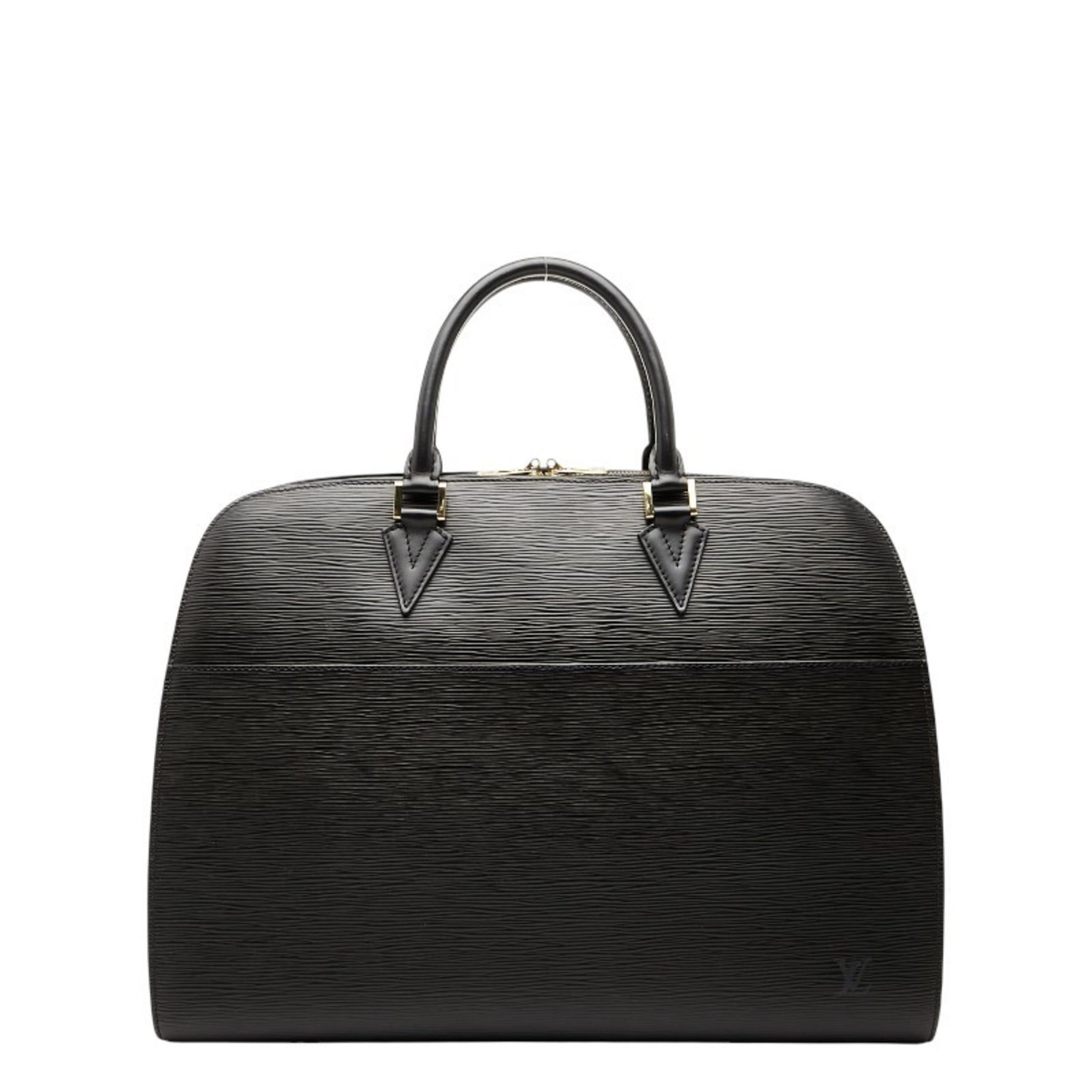 Louis Vuitton Epi Sorbonne Business Bag Briefcase Noir Black Leather LOUIS VUITTON
