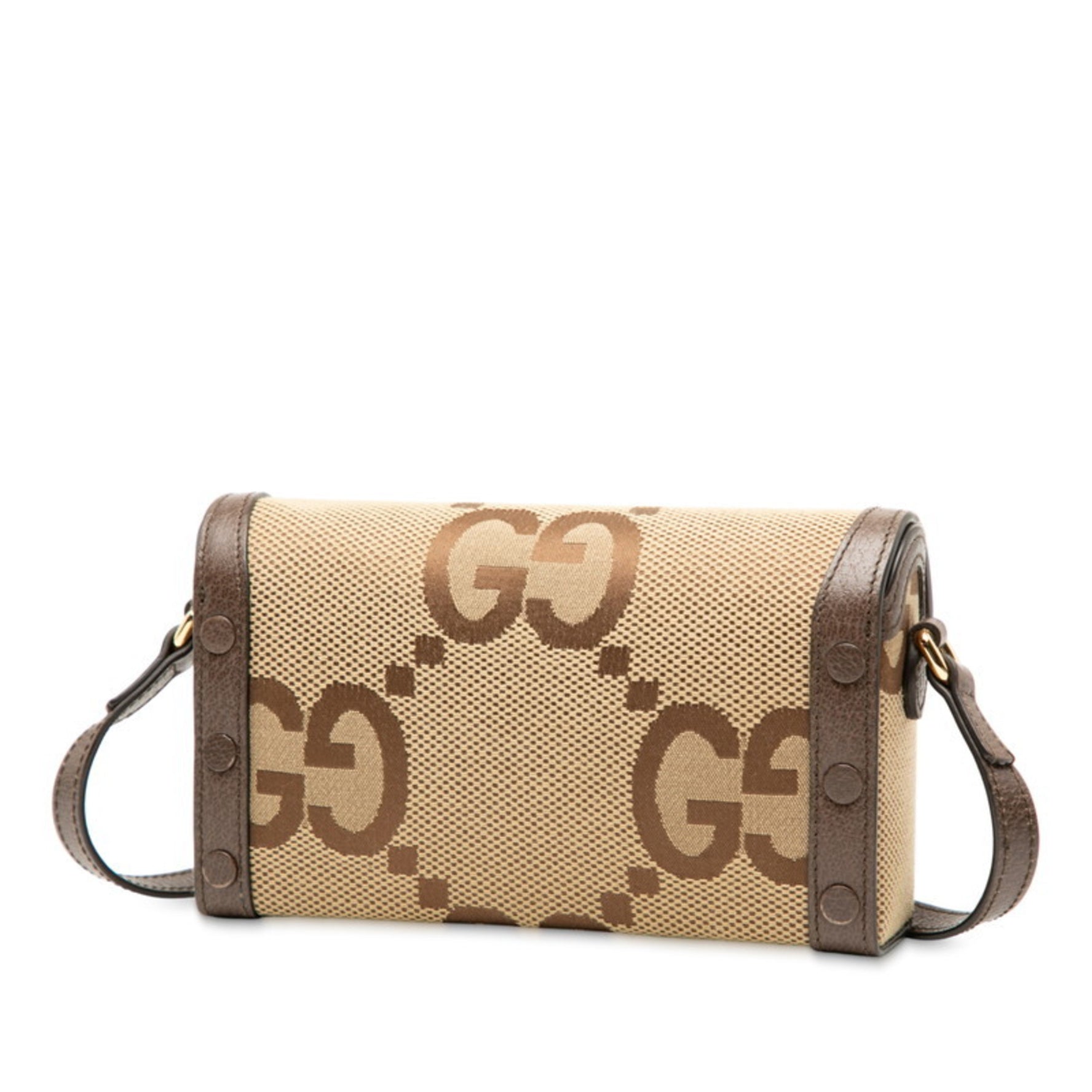 Gucci Jumbo GG Horsebit 1955 Shoulder Bag Canvas and Leather