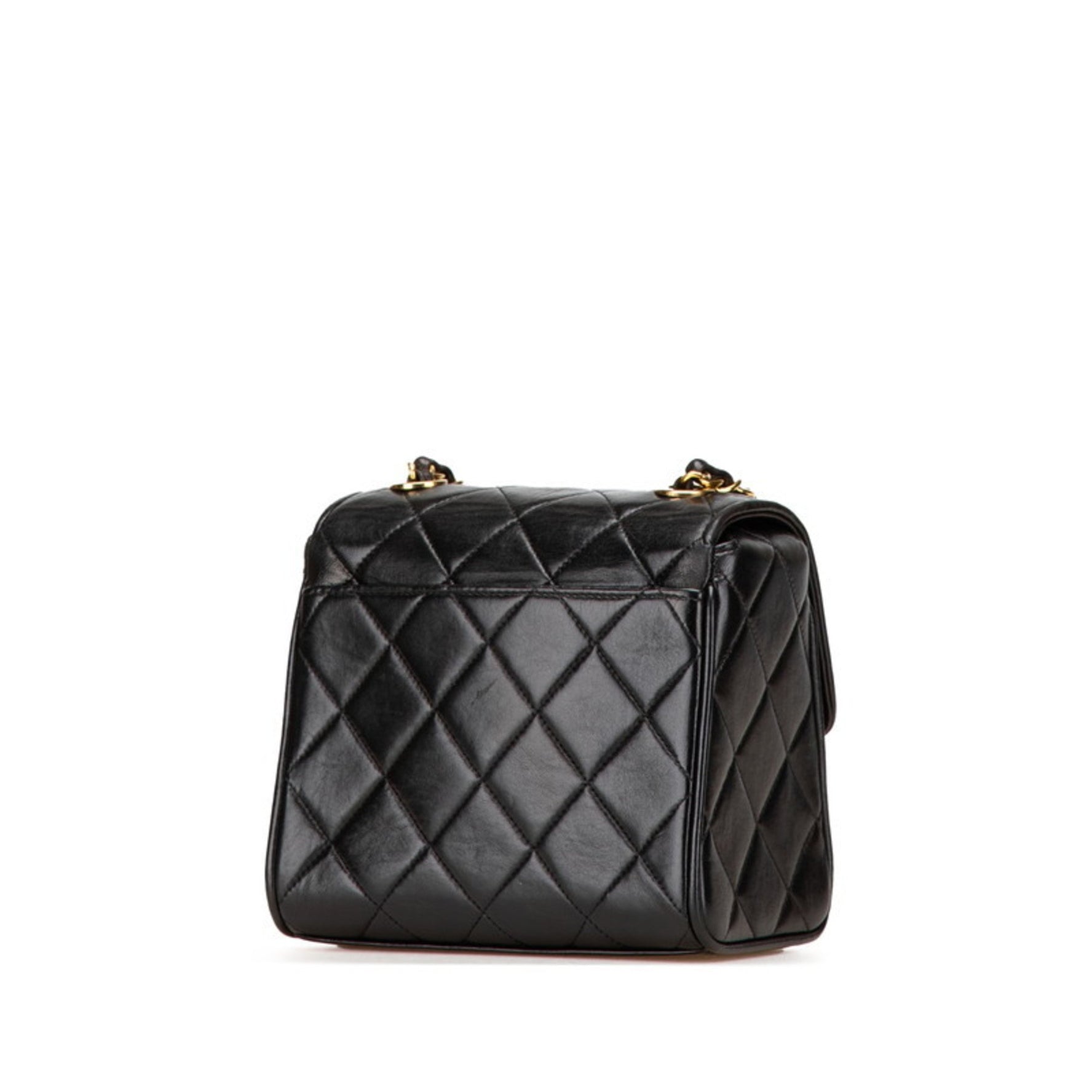 CHANEL Matelasse Coco Mark Chain Shoulder Bag in Lambskin