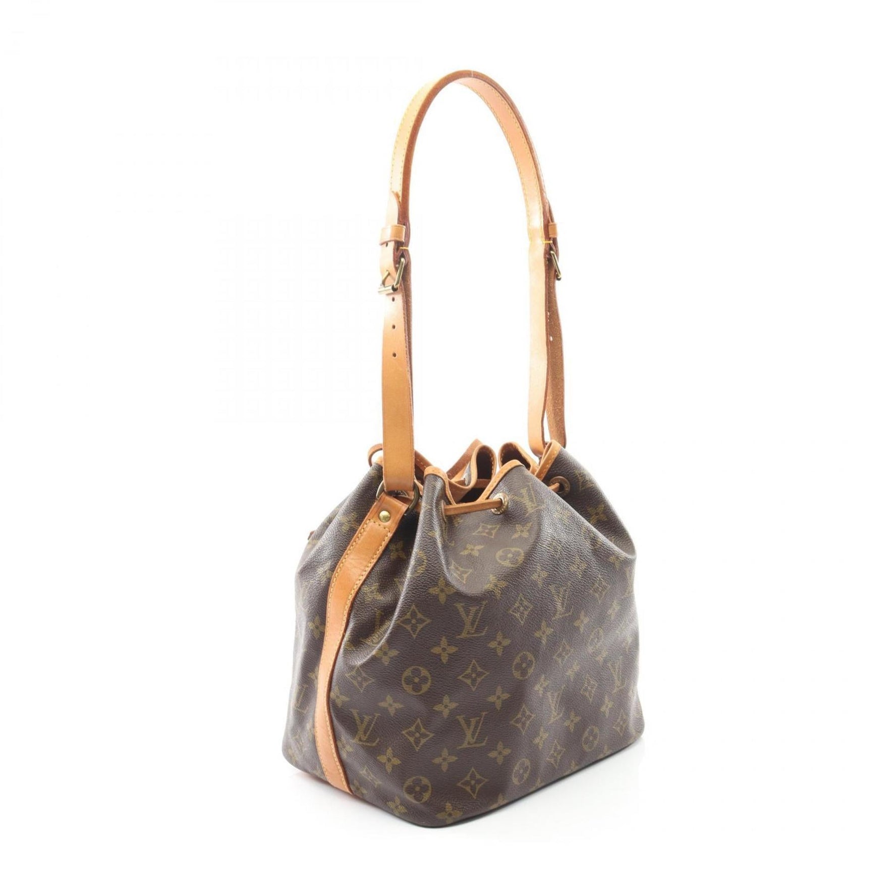 Louis Vuitton Petit Noe Monogram Shoulder Bag, Coated Canvas and Leather