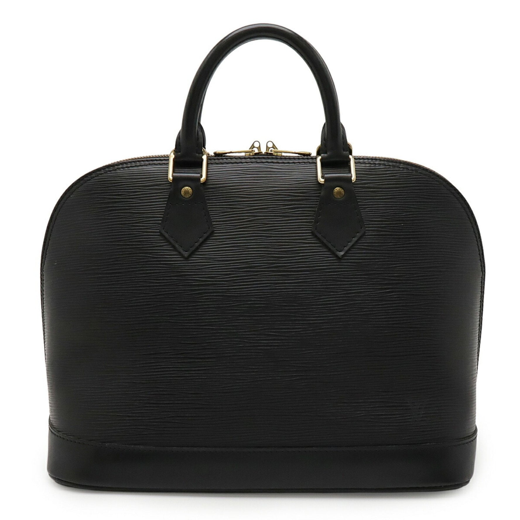LOUIS VUITTON Epi Alma Handbag Leather Noir Black