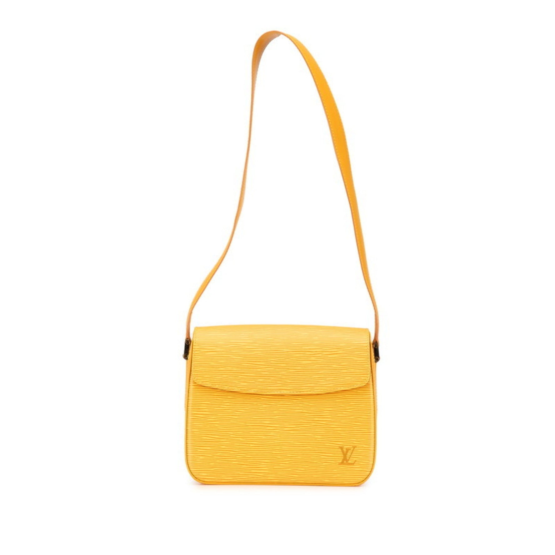 Louis Vuitton Epi Bussi Shoulder Bag M52209 Tassili Yellow Leather Women's LOUIS VUITTON