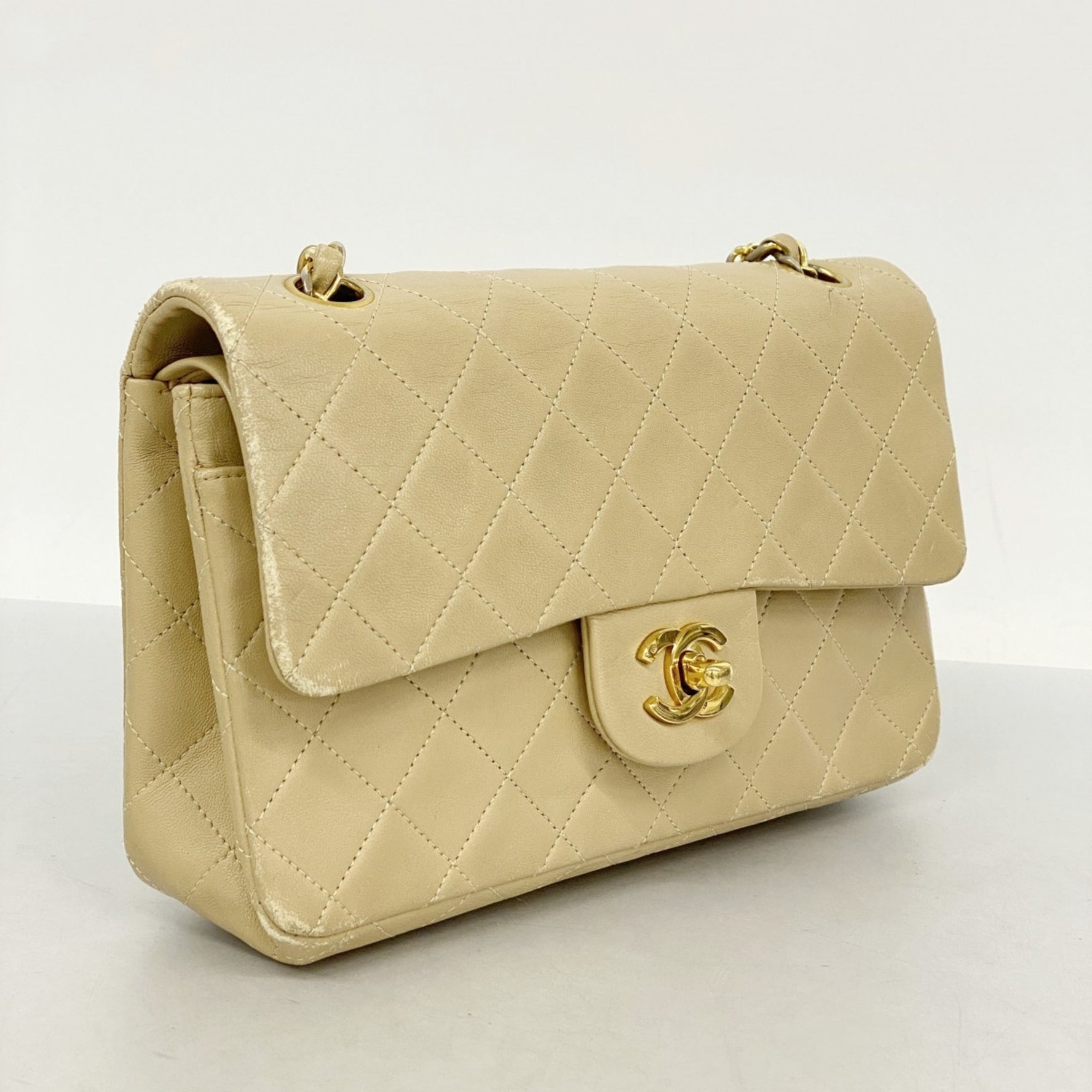 Chanel Matelasse Shoulder Bag with Double Flap and Chain, Lambskin