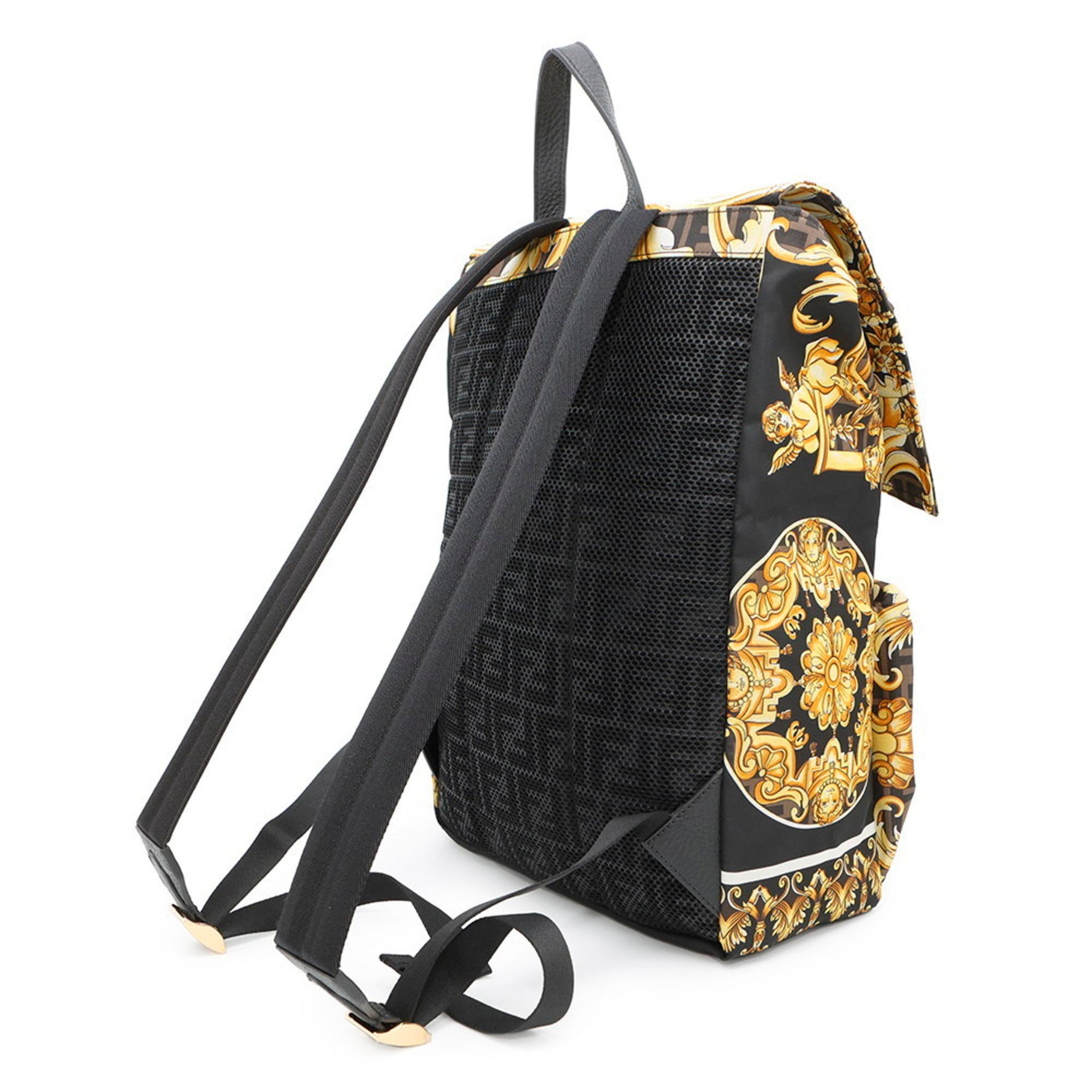 Fendi Backpack Versace Collaboration, Black