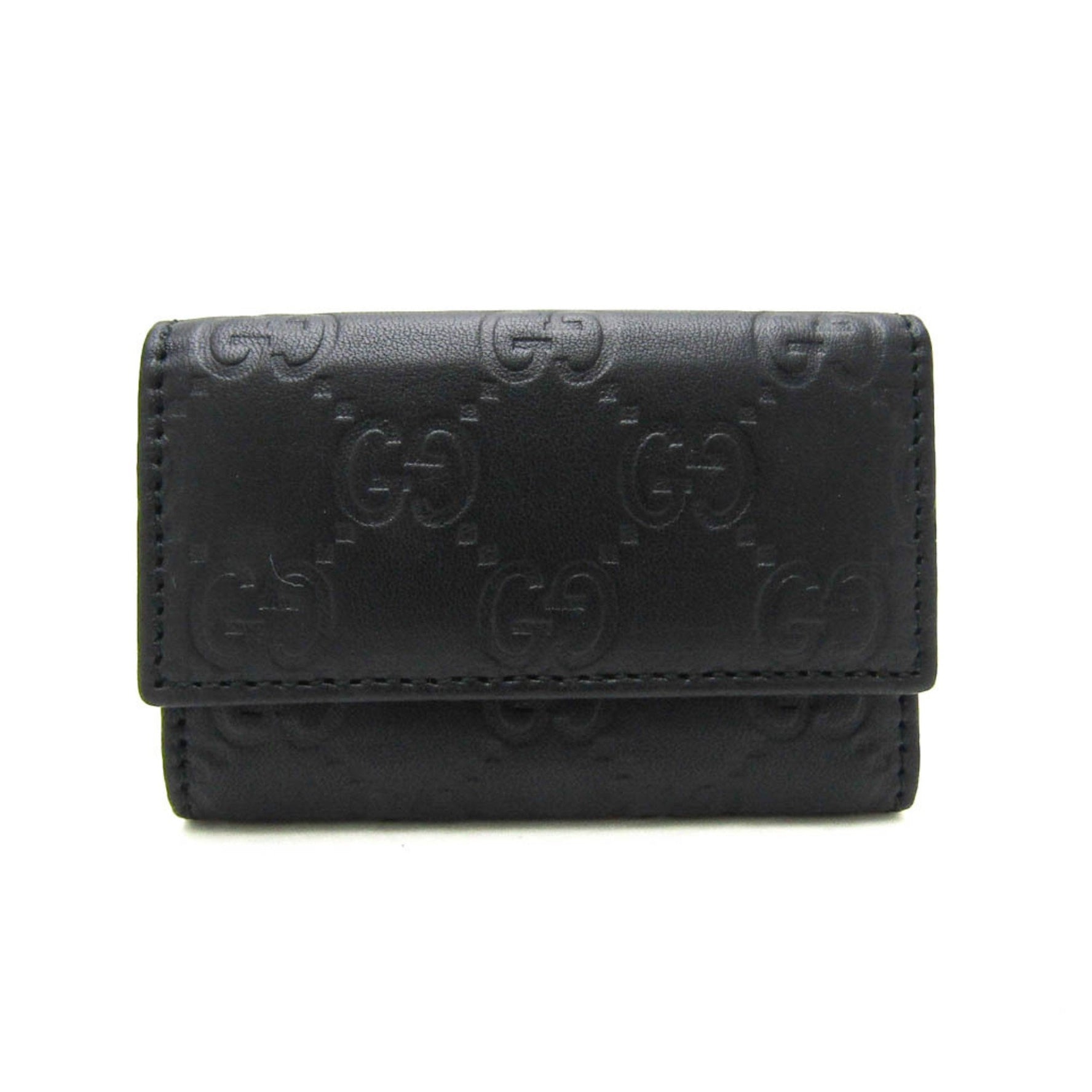 Gucci Guccissima Women,Men Leather Key Case