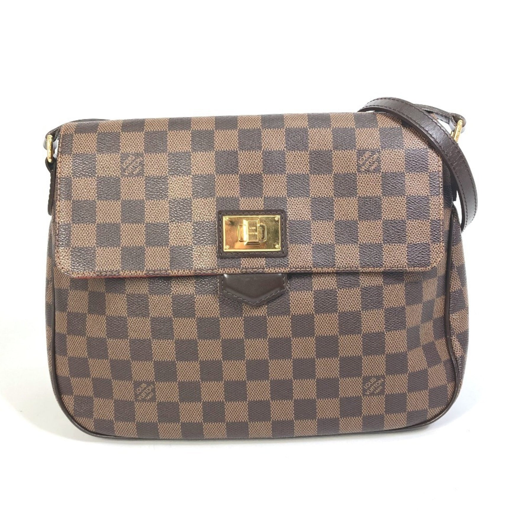 LOUIS VUITTON N41178 Damier Bussas Roseberry Shoulder Bag in Canvas, Women's, Brown