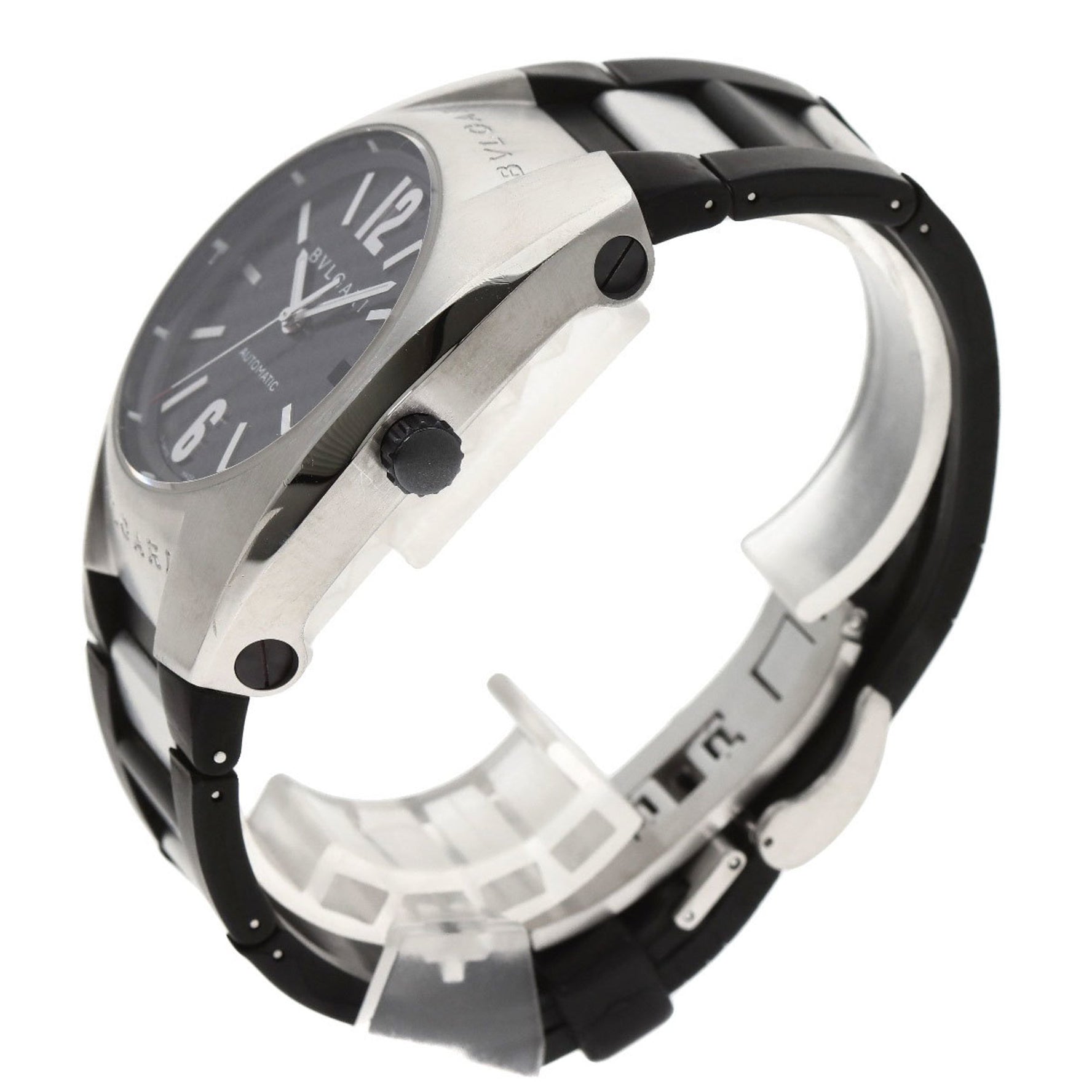 BVLGARI Ergon Carbon Watch Stainless Steel Rubber