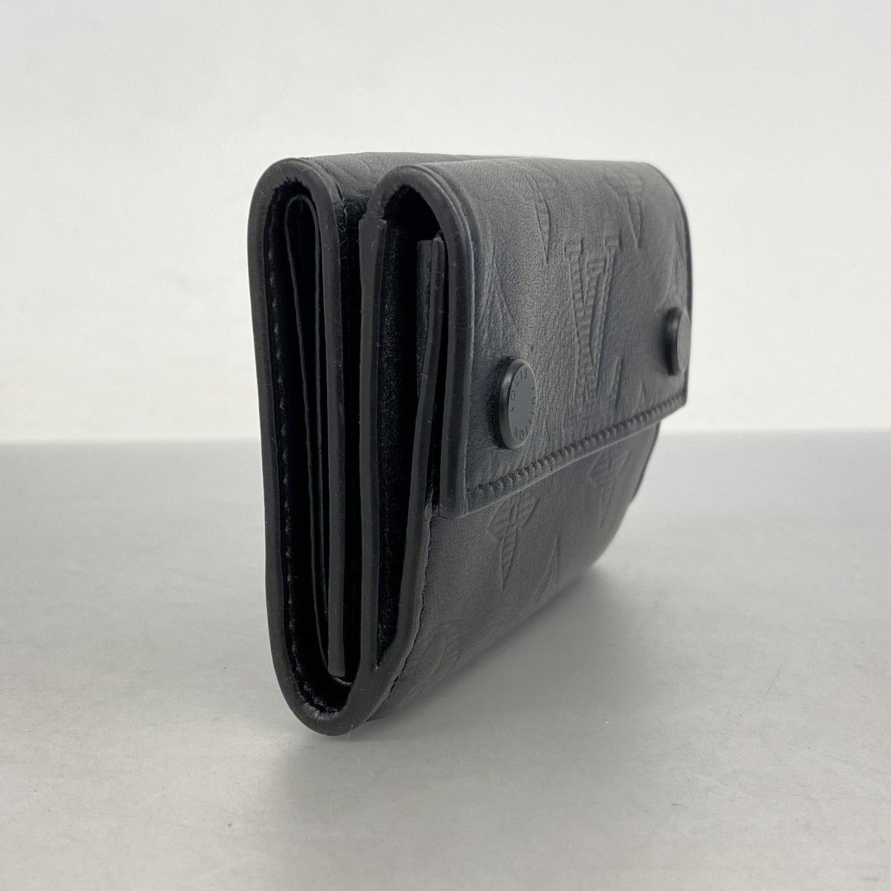 Louis Vuitton Monogram Shadow Discovery Compact Wallet Tri-fold