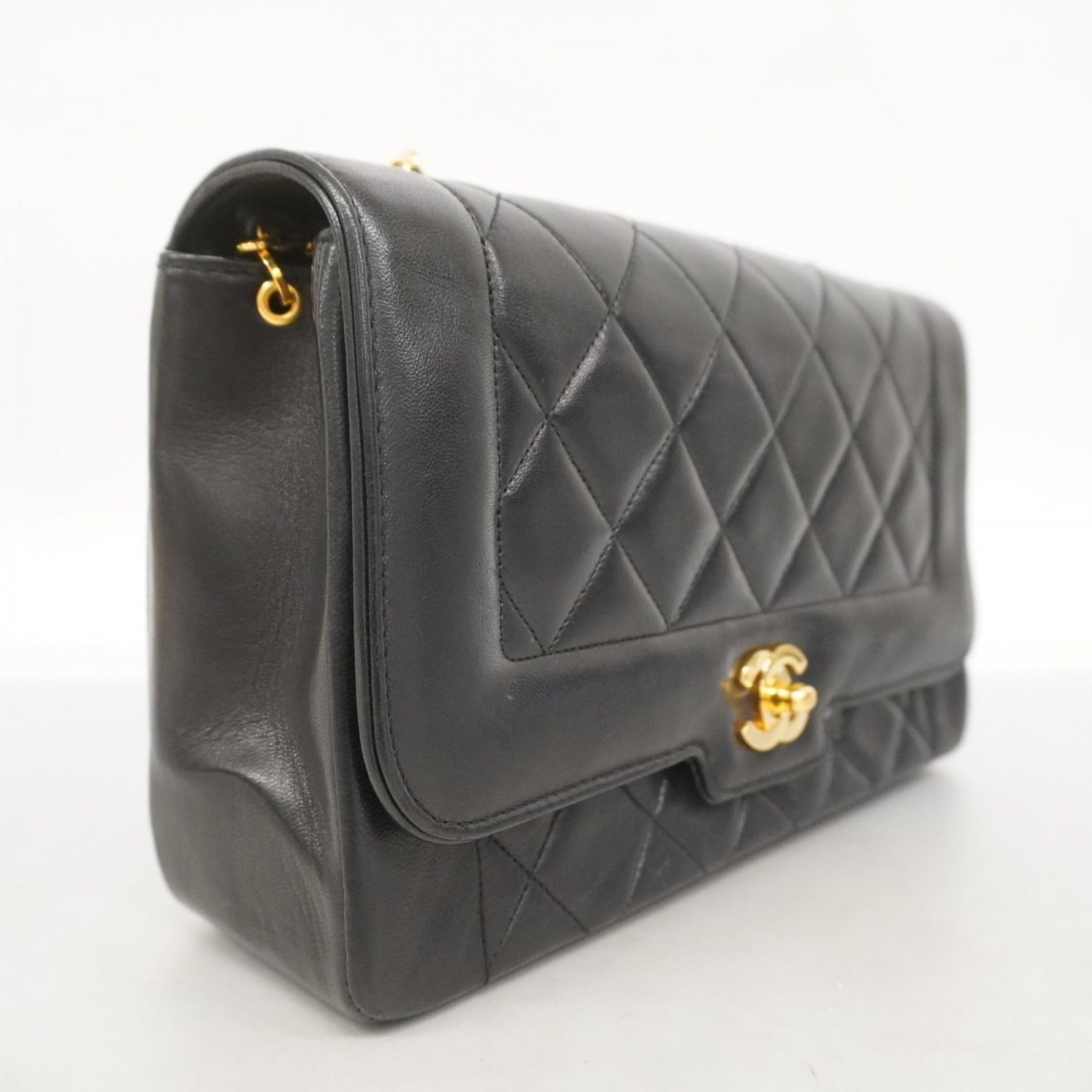 Chanel Matelasse Shoulder Bag with Chain Bag, Lambskin