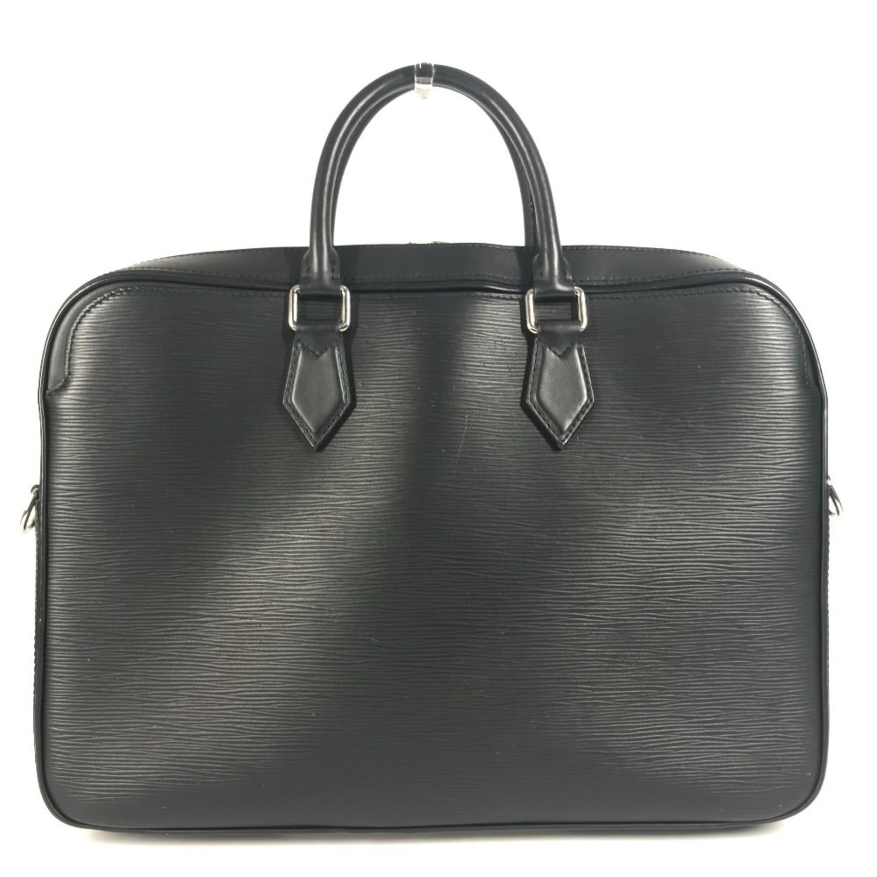 LOUIS VUITTON Epi Dandy Briefcase MM Handbag, Tote Bag, Business Leather, Noir Black