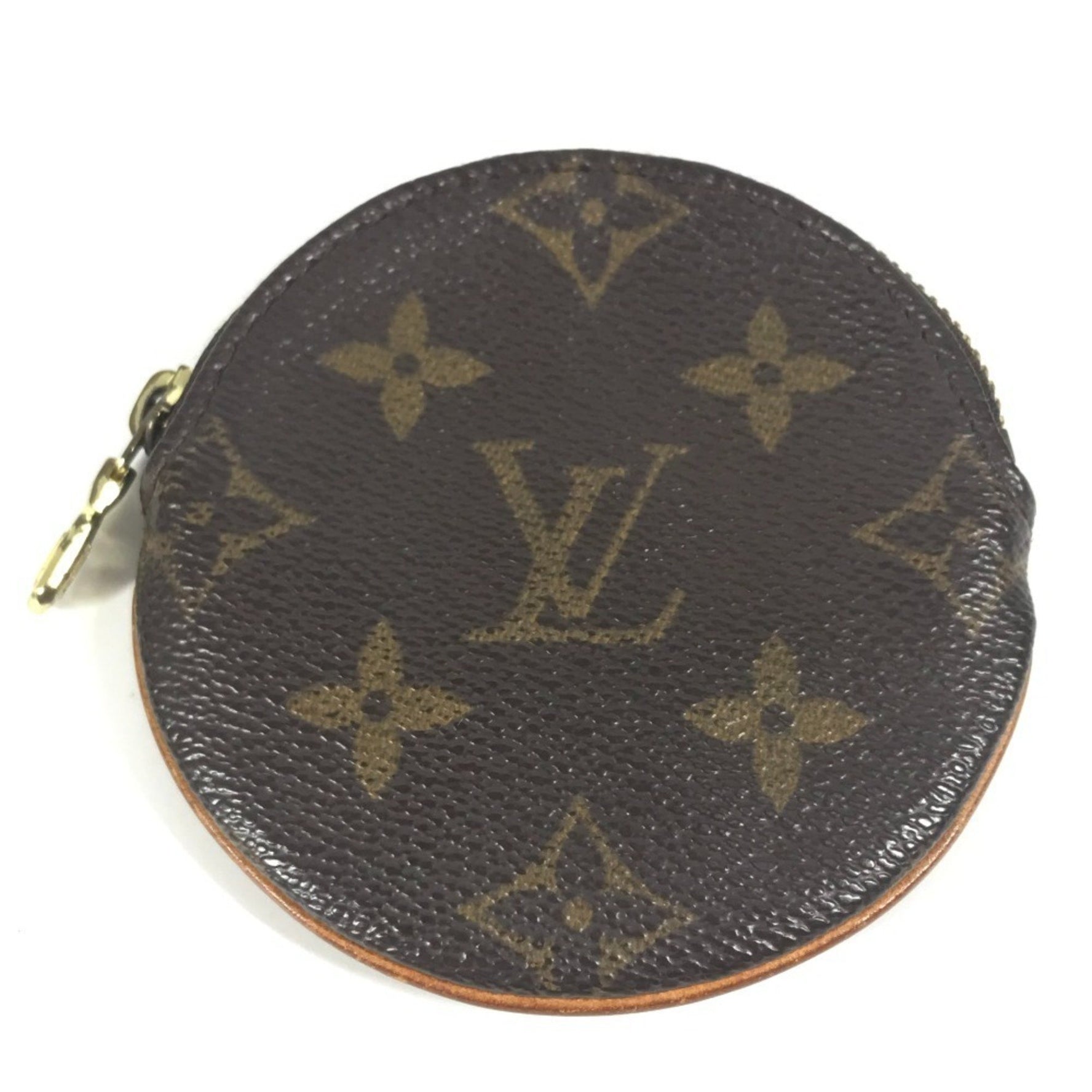 LOUIS VUITTON Monogram Porte Monnaie Long Wallet with Coin Purse, Canvas, Brown, Men's and