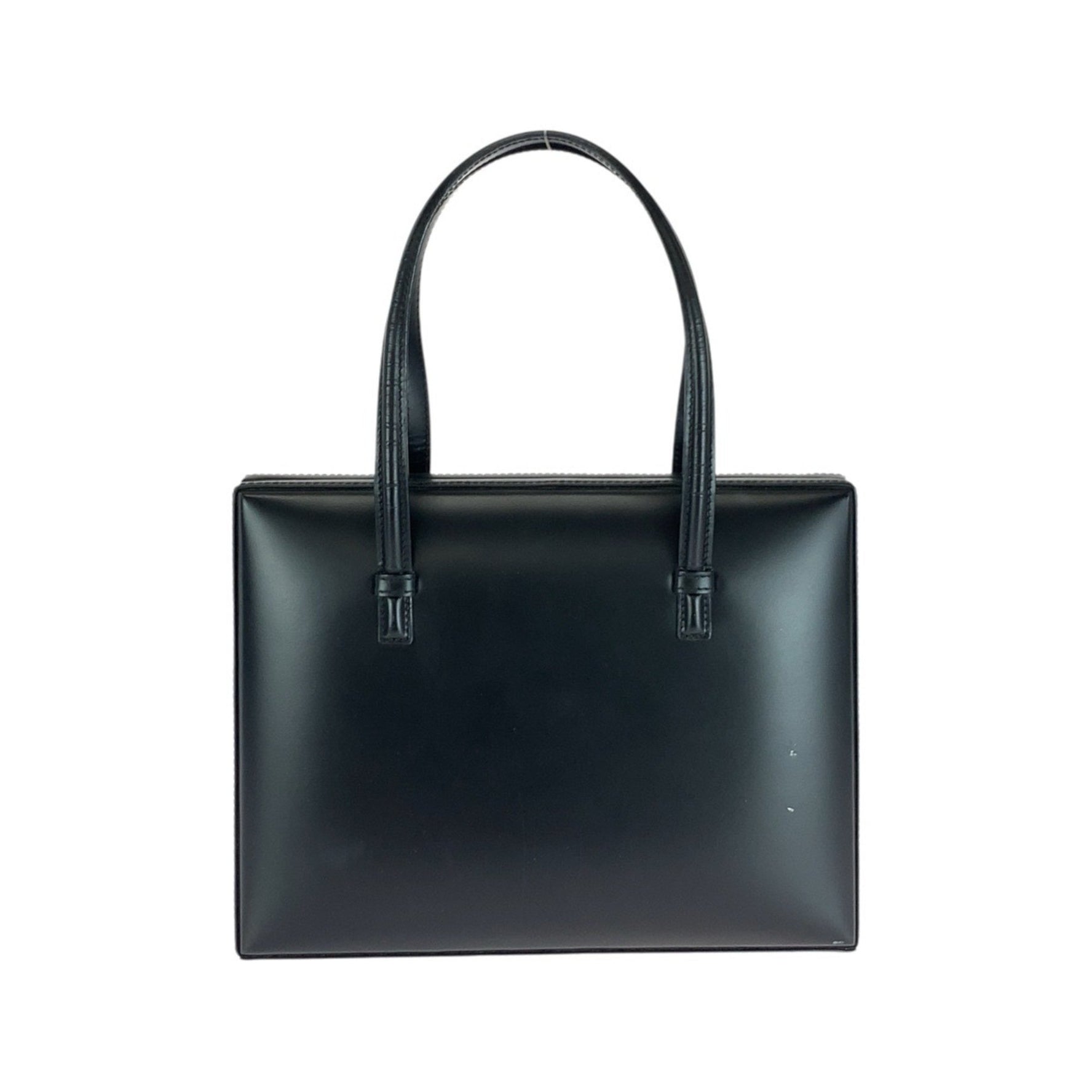 LOEWE Vintage Leather Handbag/Tote Bag with Gold Hardware