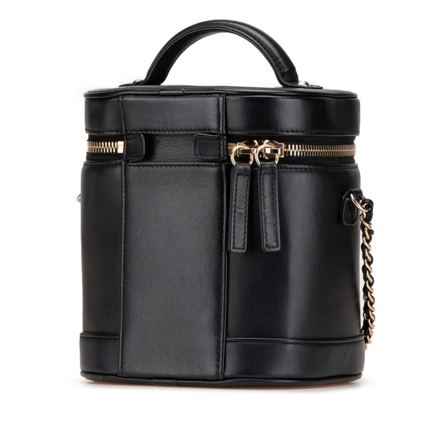 Chanel Coco Mark Vanity Bag, Handbag, Shoulder Lambskin